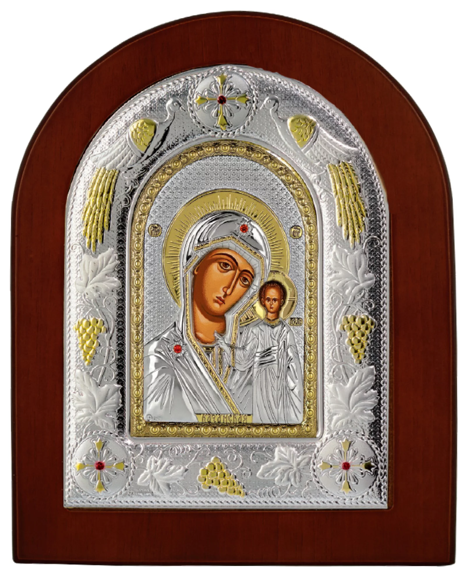 Икона Божией Матери "Казанская". Размер 24х29 см - 414354 – изображение 1