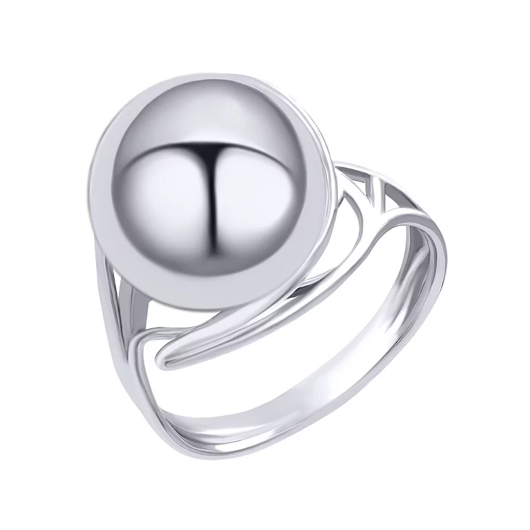 Серебряное кольцо "Шар". Артикул 7501/300368С: цена, отзывы, фото – купить в интернет-магазине AURUM
