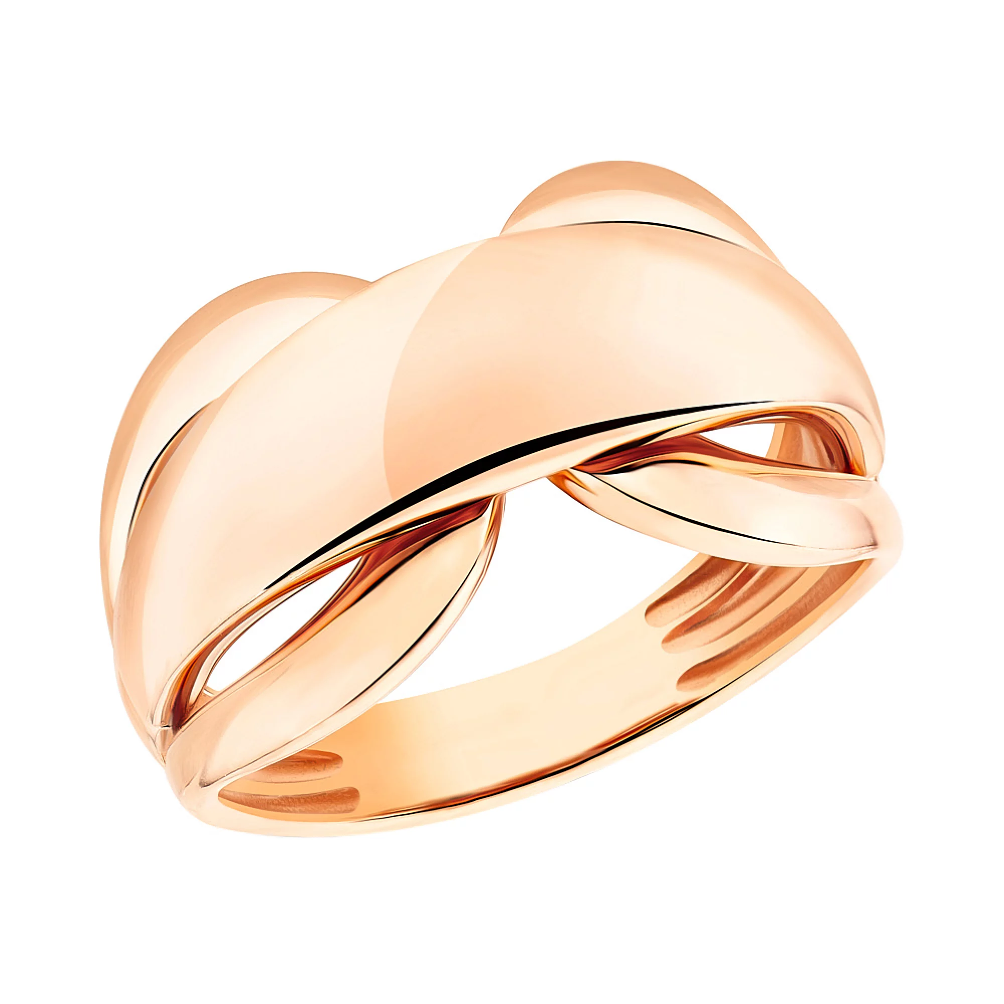 Кольцо из красного золота  - 1451270 – изображение 1