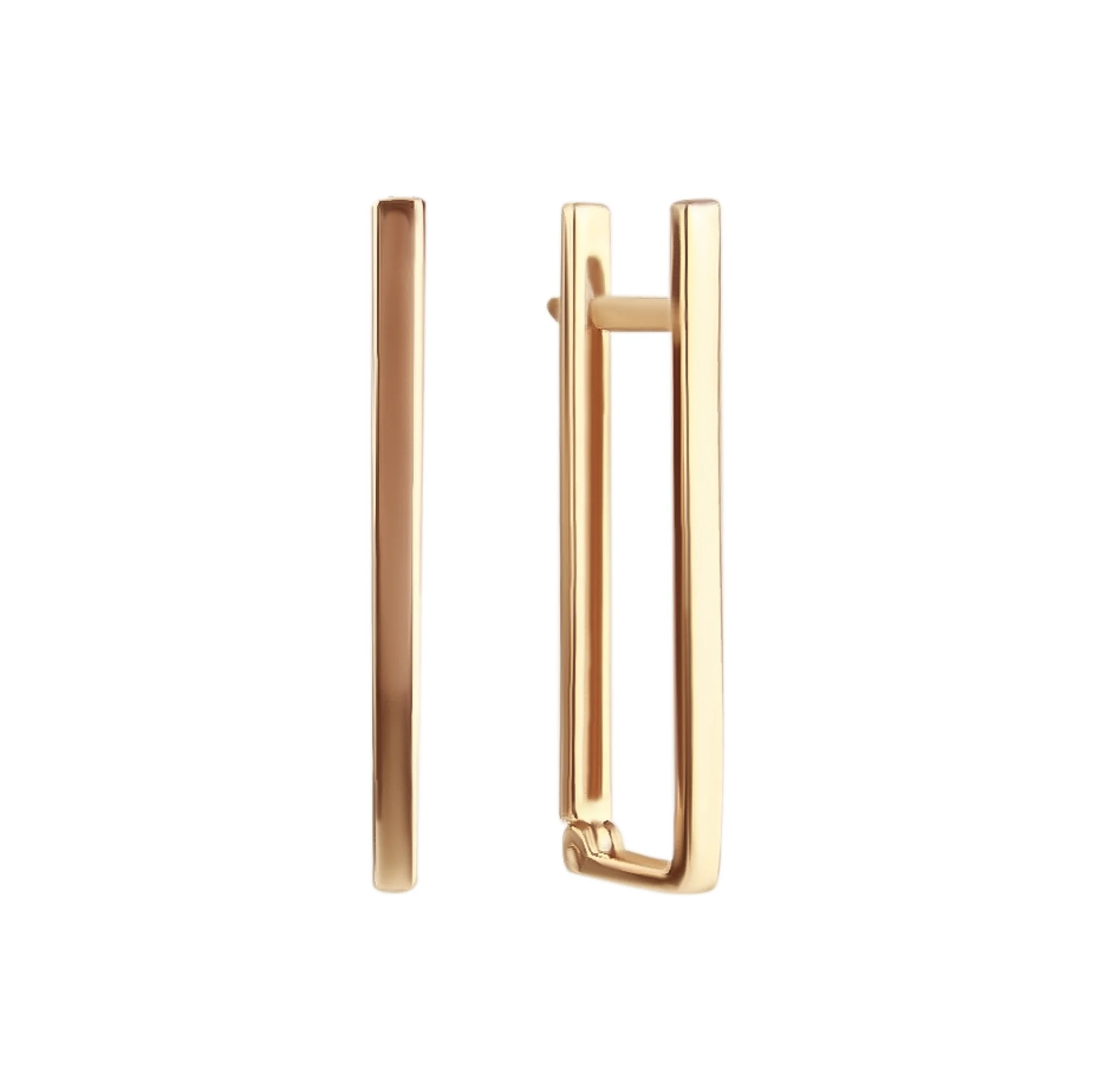 Сережки из красного золота - 798636 - 1
