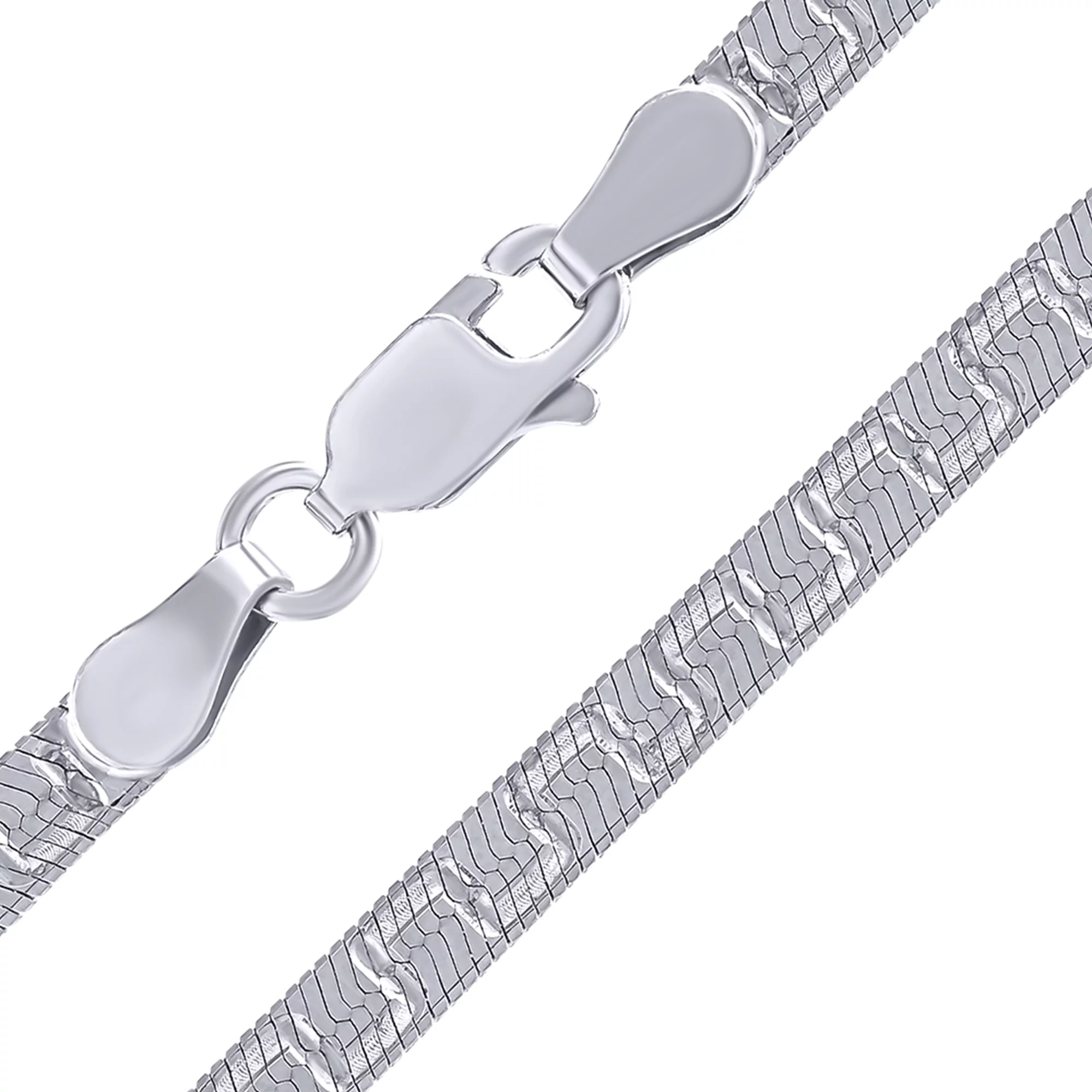 Цепочка серебряная плетение снейк - 776252 – изображение 1