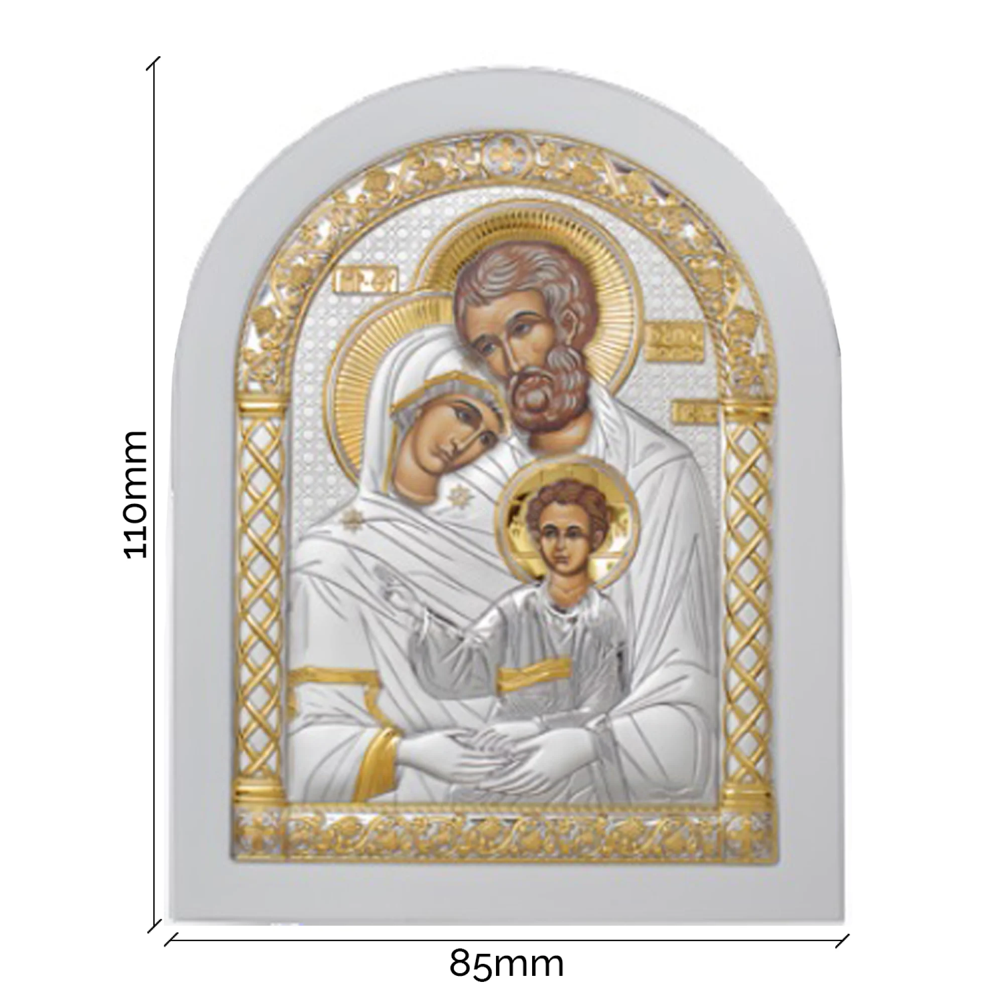 Ікона з срібла "Святе Сімейство" - 1591799 - 2