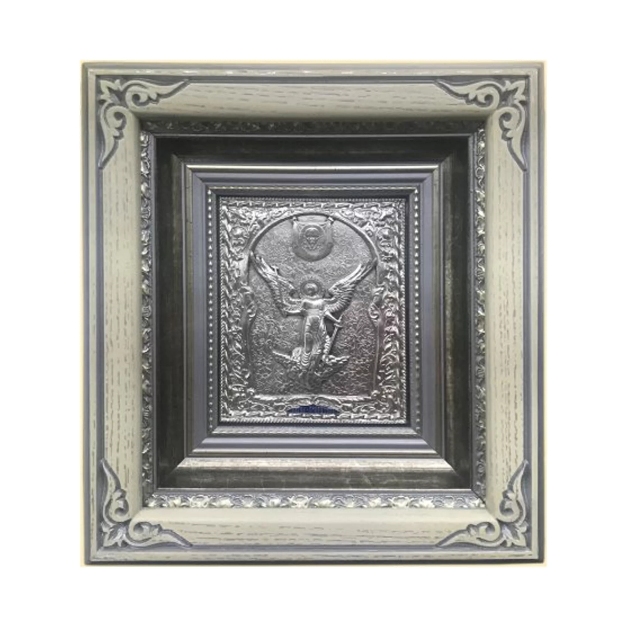 Икона серебряная "Ангел Хранитель" - 1573153 – изображение 1