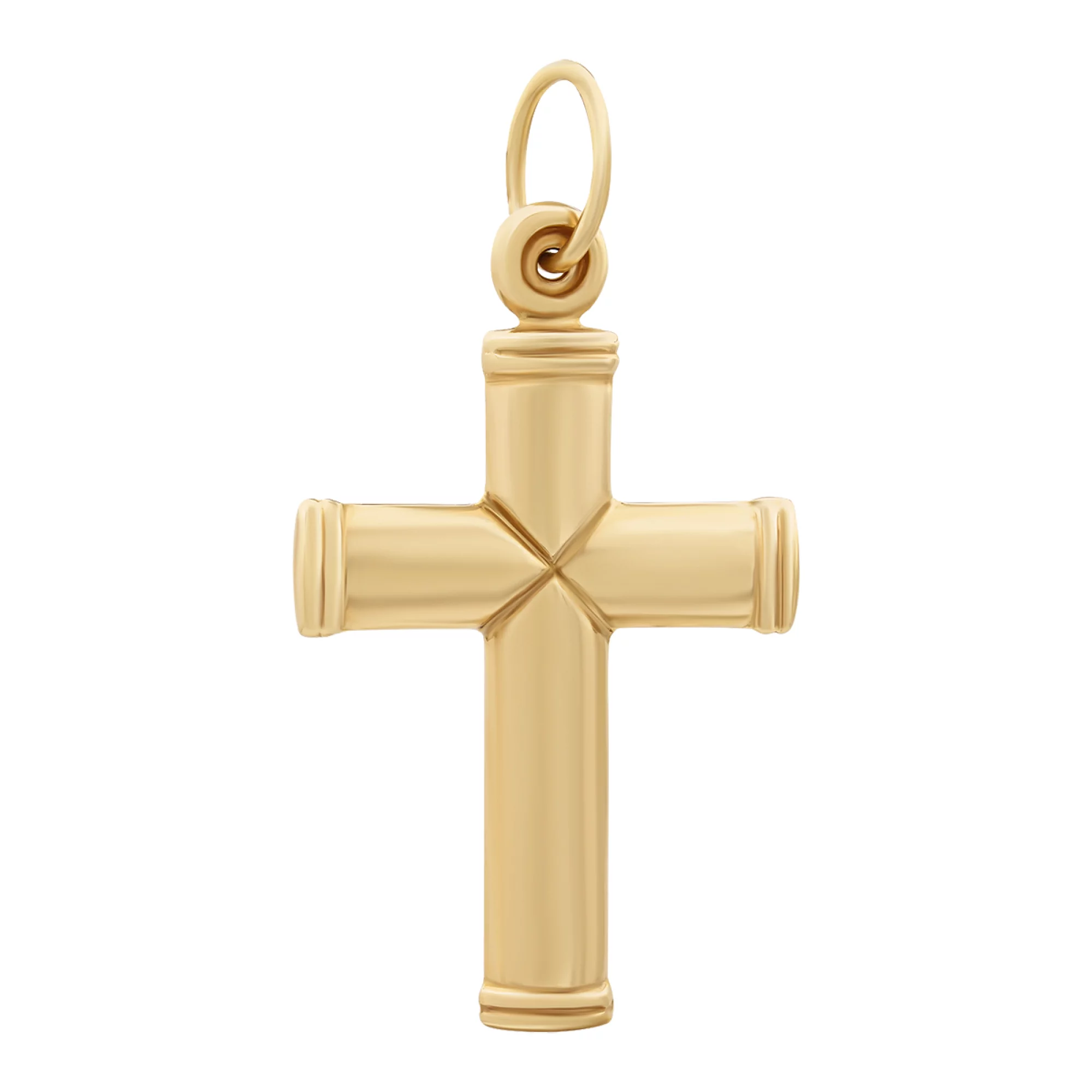 Хрестик з червоного золота - 813213 – зображення 1