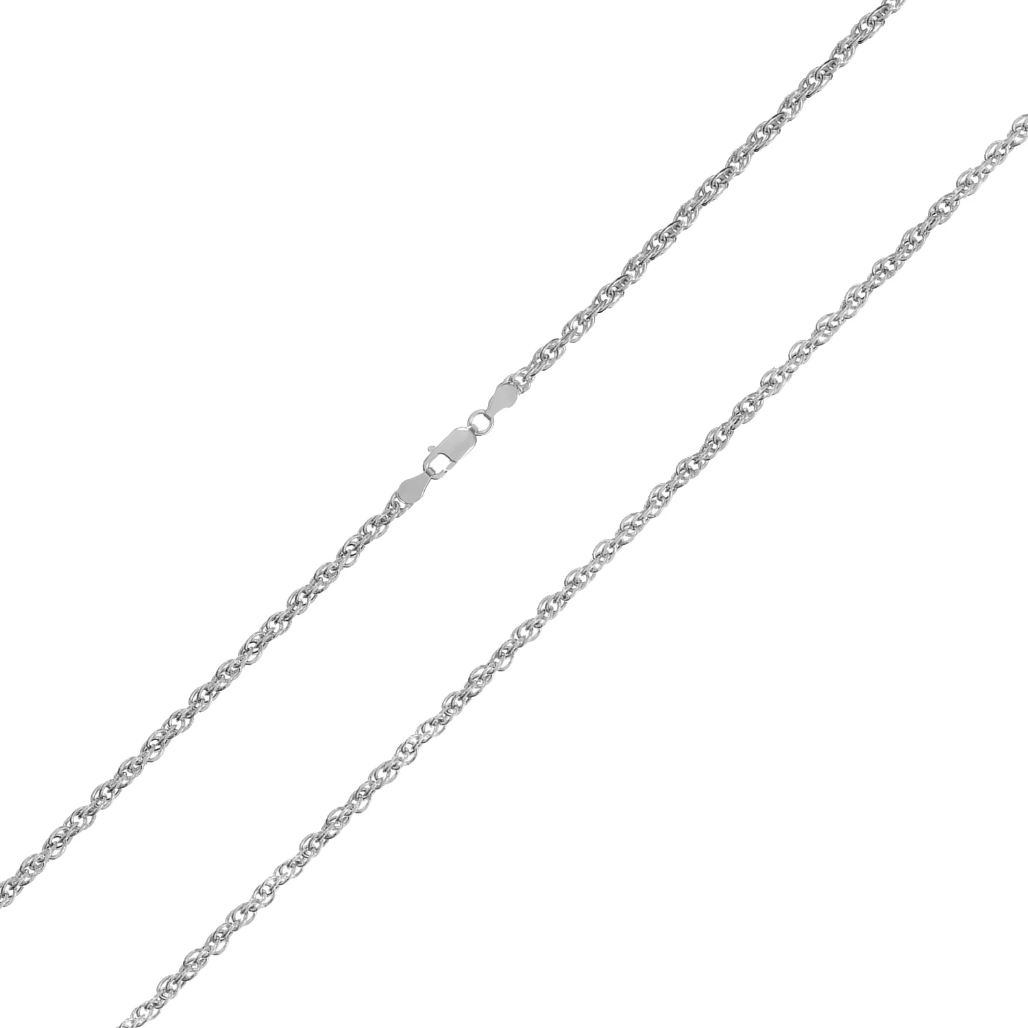 Срібний ланцюг з плетінням Жгут. Артикул 7508/803Р3/50: ціна, відгуки, фото – купити в інтернет-магазині AURUM