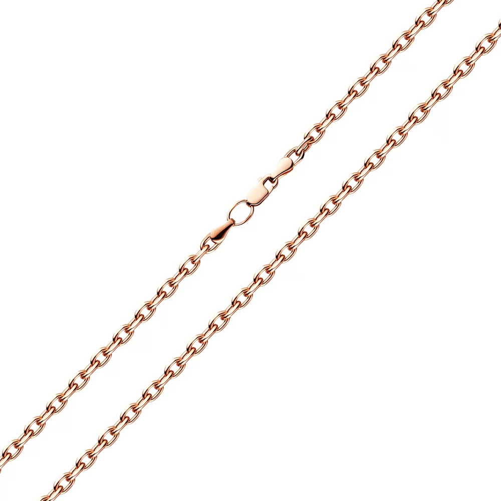 Цепочка из красного золота плетение Якорь. Артикул ц306201: цена, отзывы, фото – купить в интернет-магазине AURUM