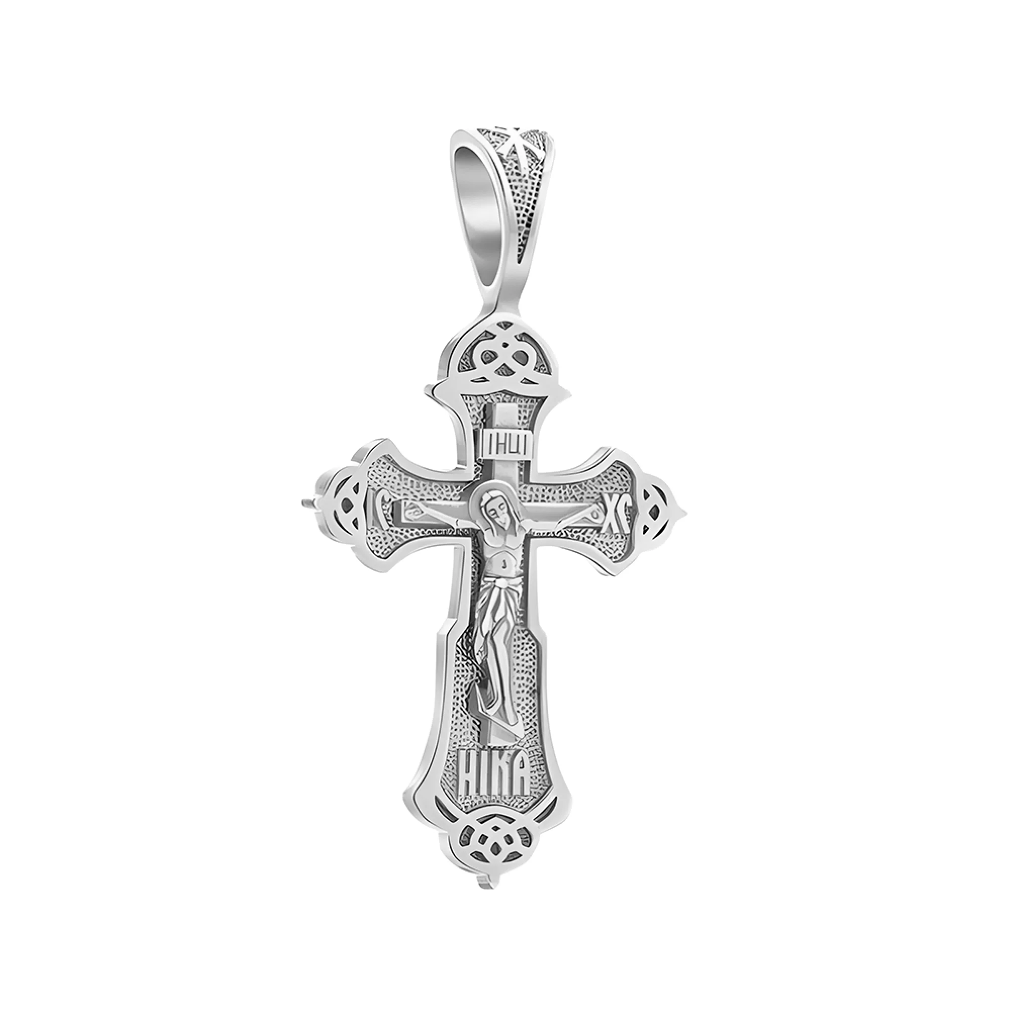 Крестик серебряный - 443524 – изображение 1