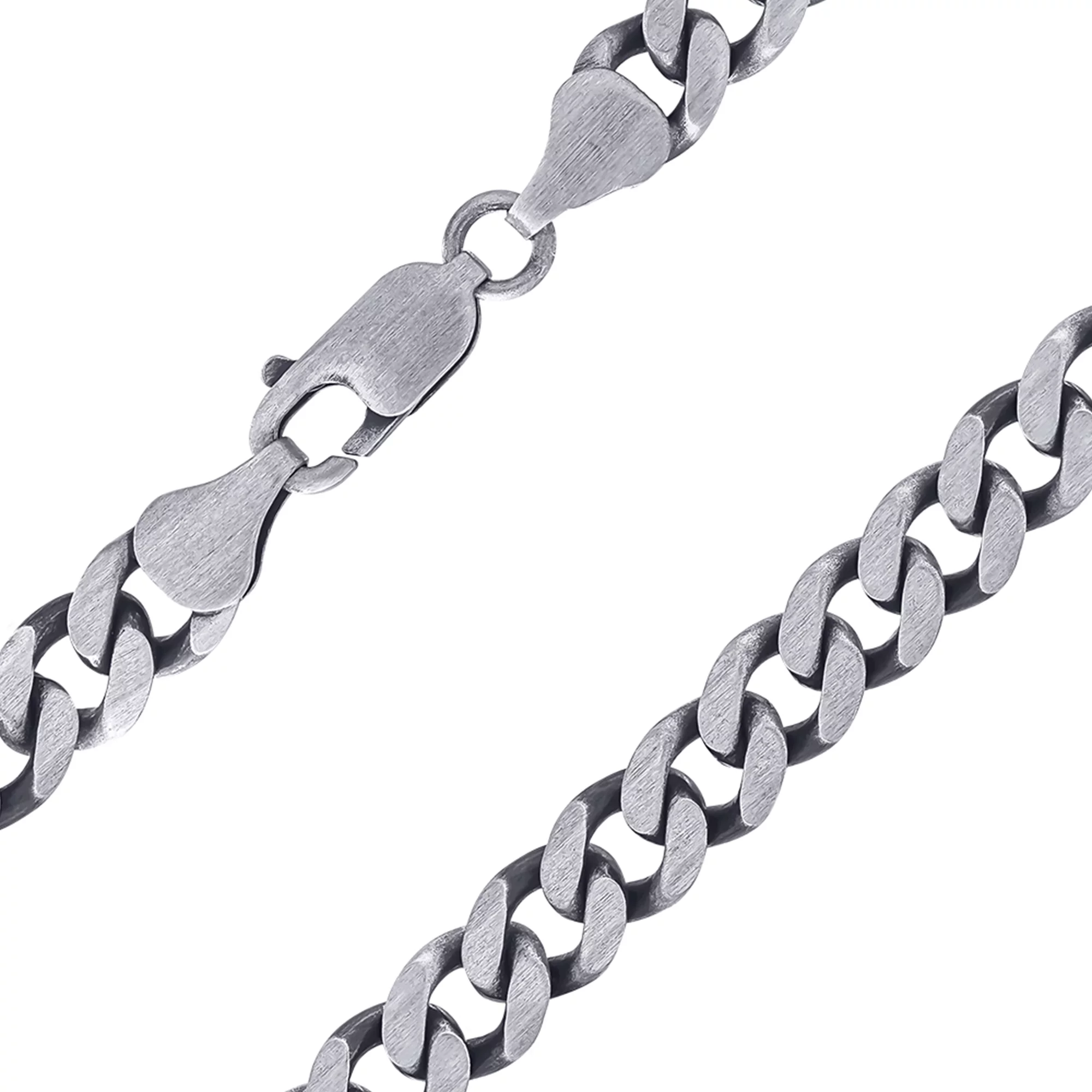 Ланцюг срібний з плетінням панцир - 686775 – зображення 1