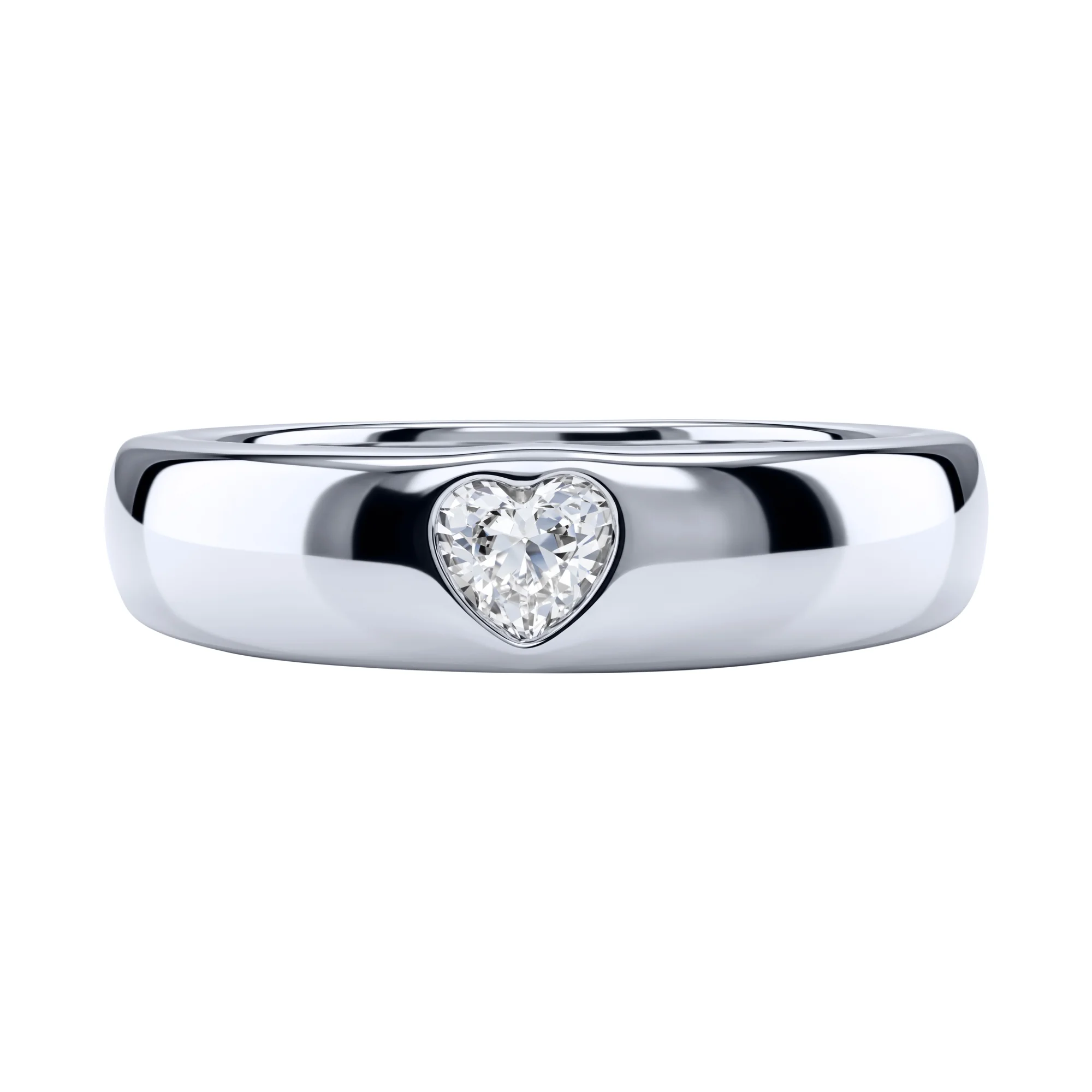 Серебряное кольцо с фианитом  - 2236176 - 2