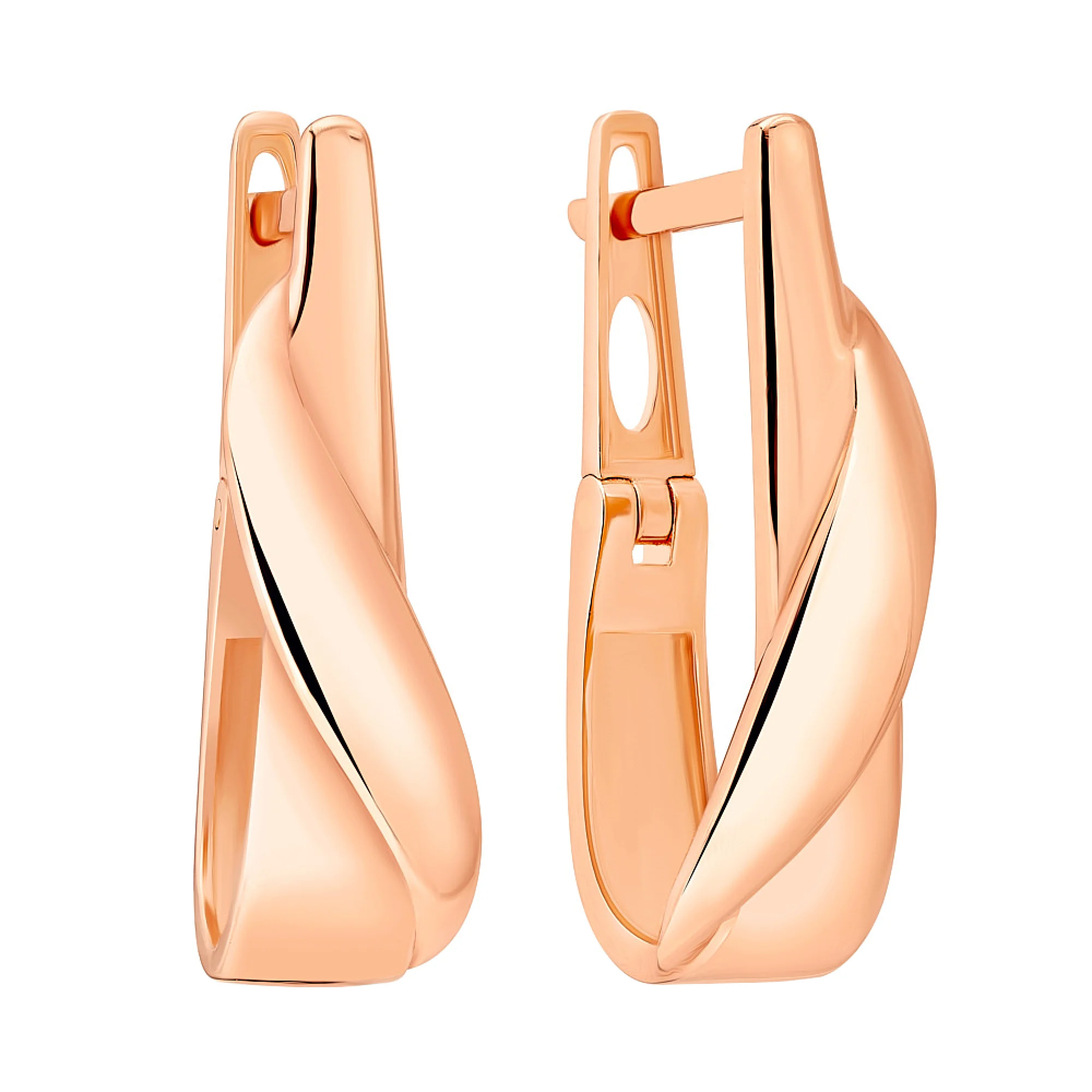 Сережки из красного золота - 964531 - 1