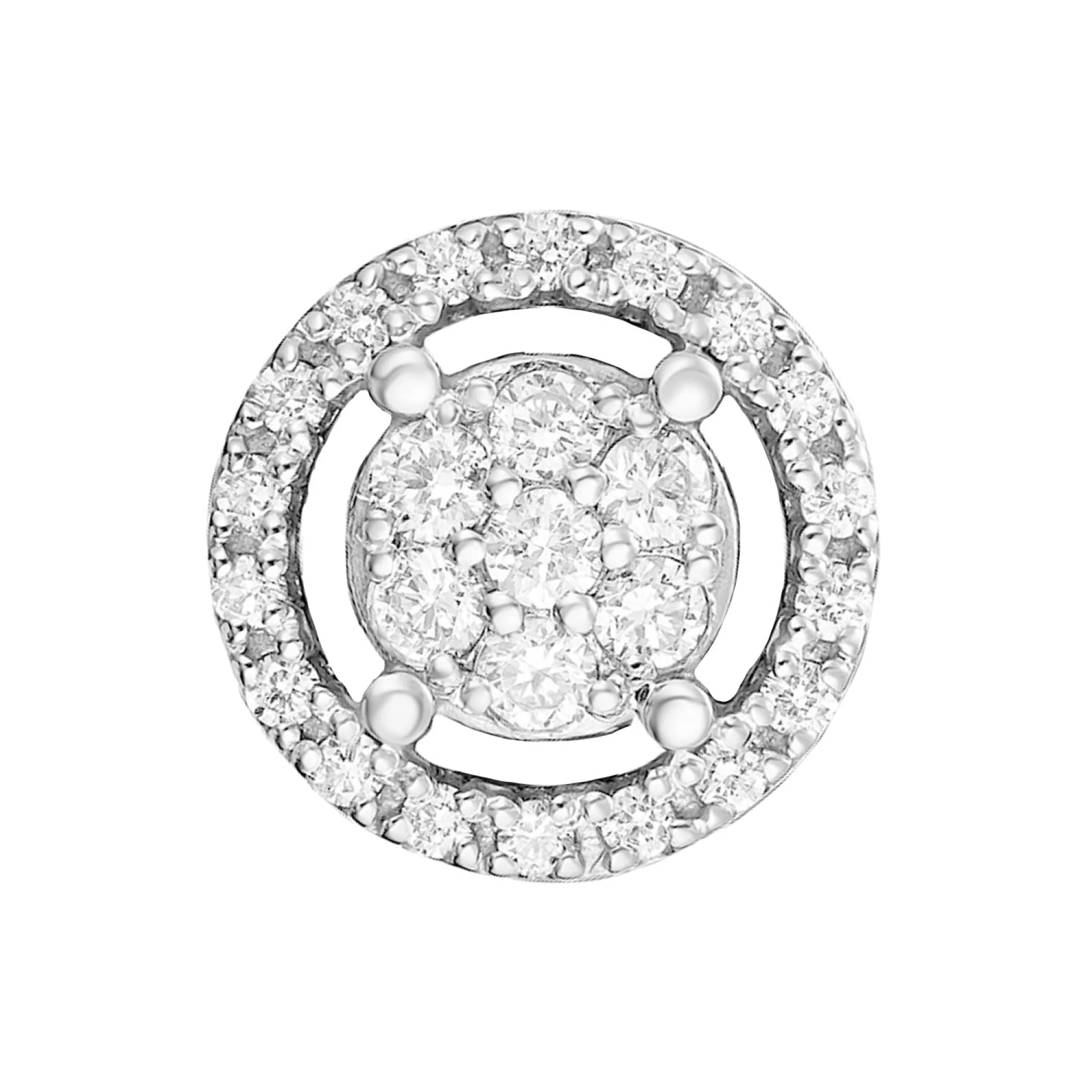 Золота підвіска з діамантами - 1557834 – зображення 1
