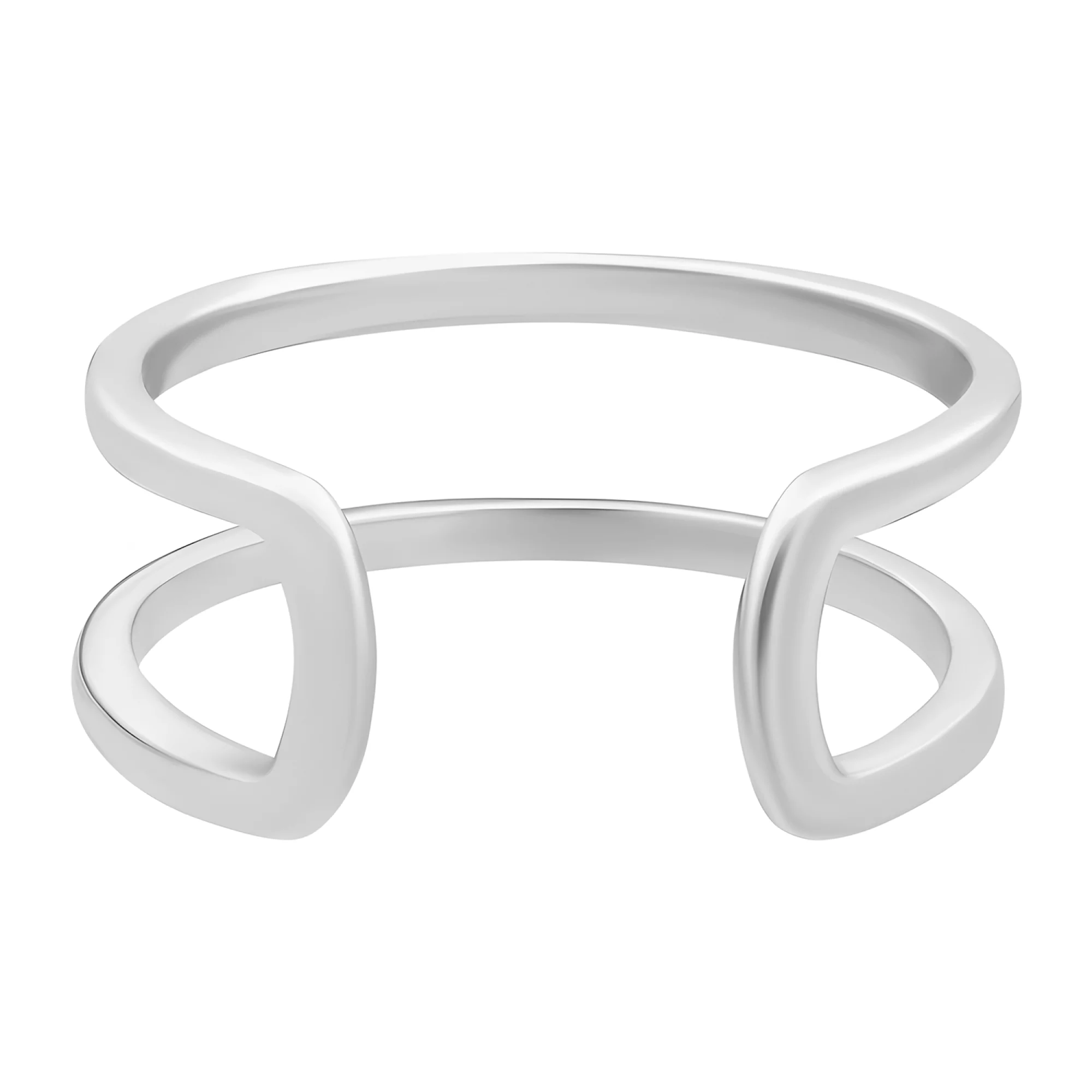 Фаланговое кольцо  из белого золота  - 841999 – изображение 2