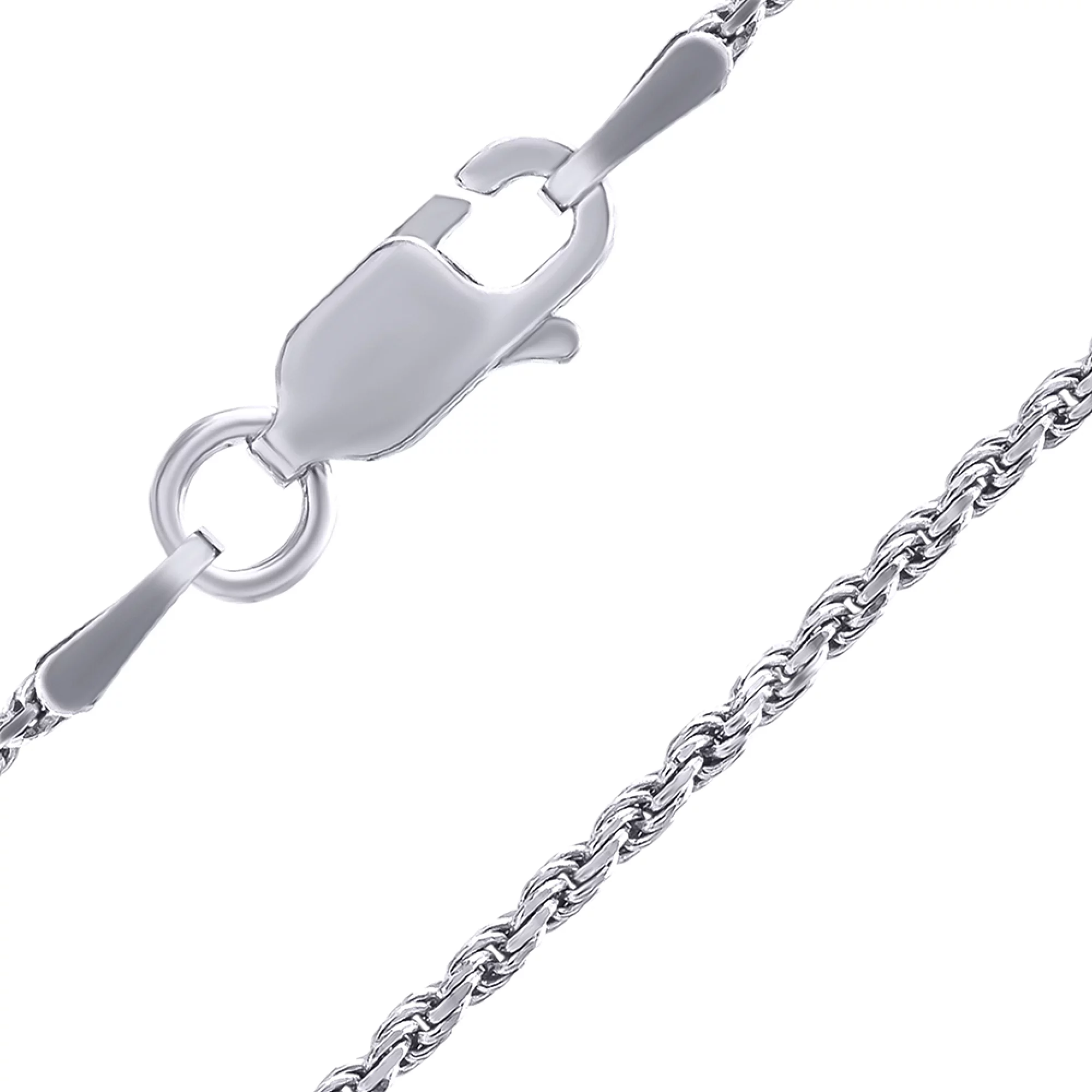 Цепочка серебряная плетение жгут - 686758 – изображение 1