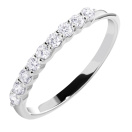 Серебряное кольцо с фианитами - 569802
