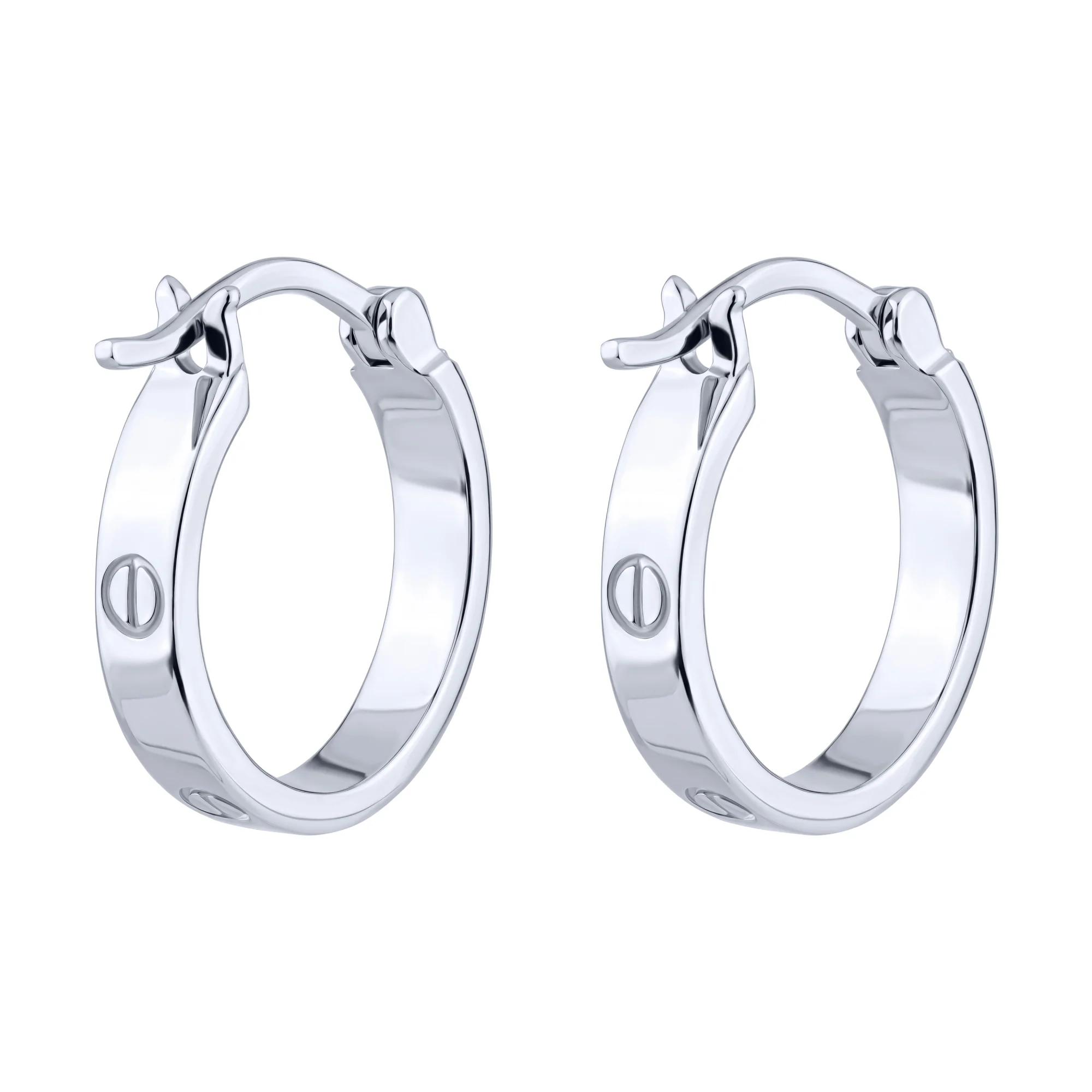 Серьги-кольца из серебра - 2268248 - 2