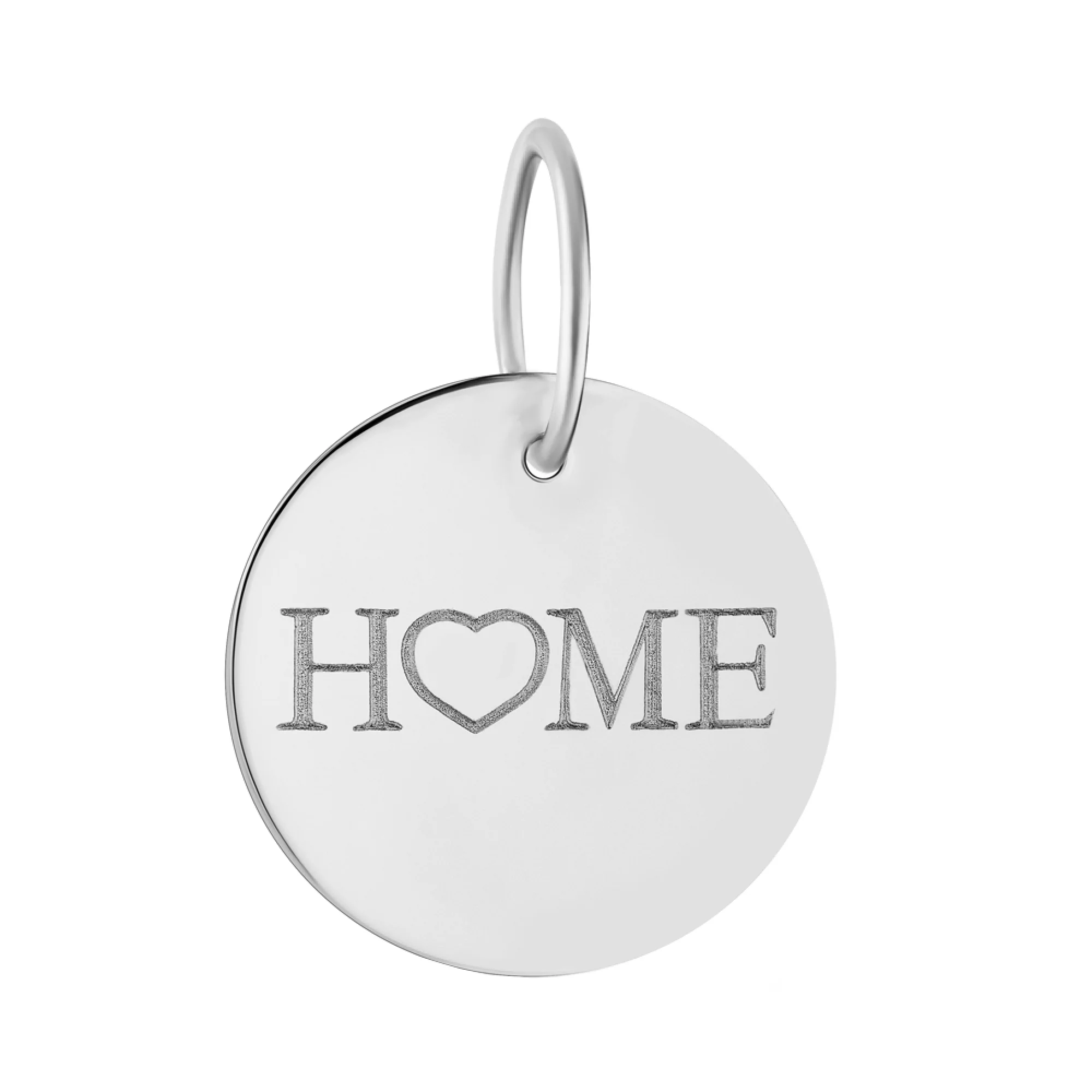 Підвіс "Home" у білому золоті - 1589837 – зображення 1