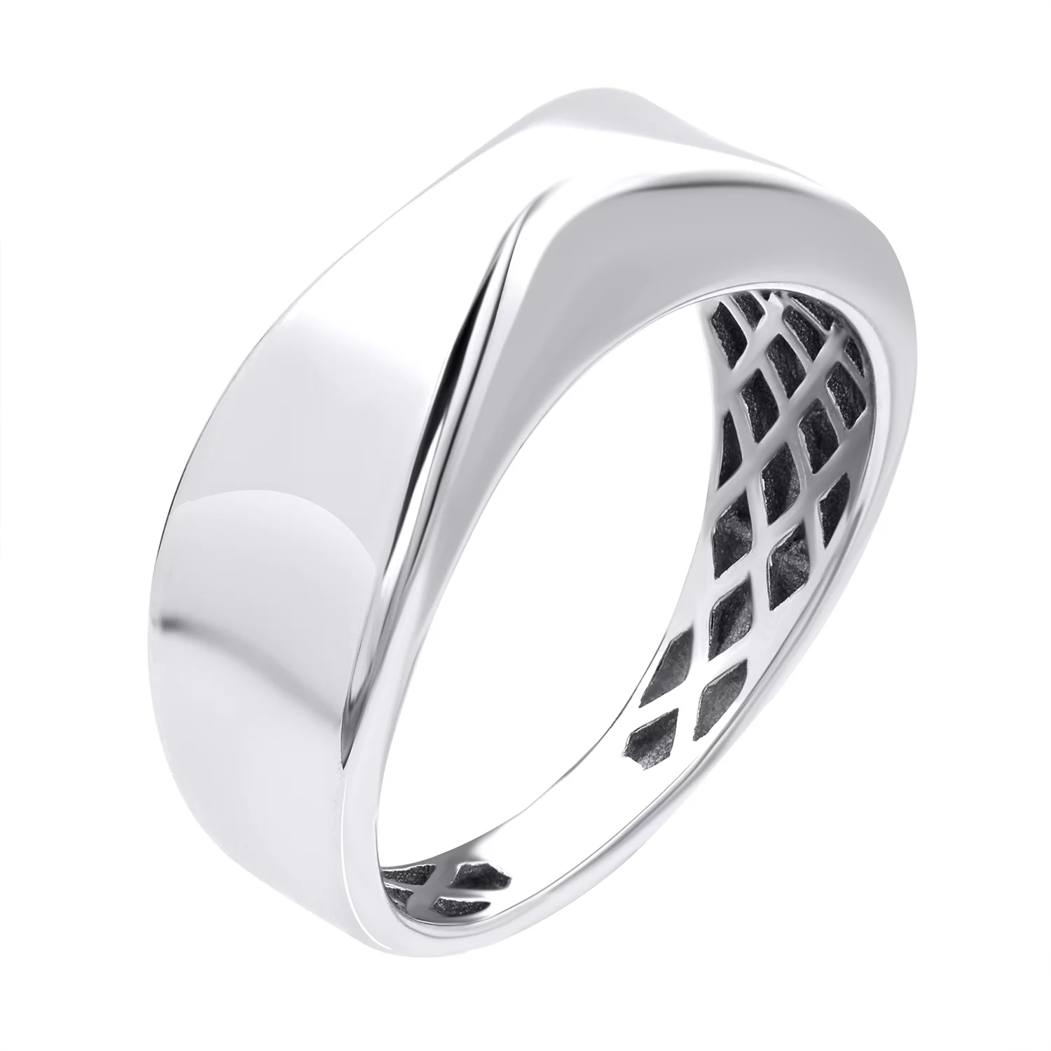 Кольцо серебряное с платиновым покрытием. Артикул 7501/500778-Пл: цена, отзывы, фото – купить в интернет-магазине AURUM