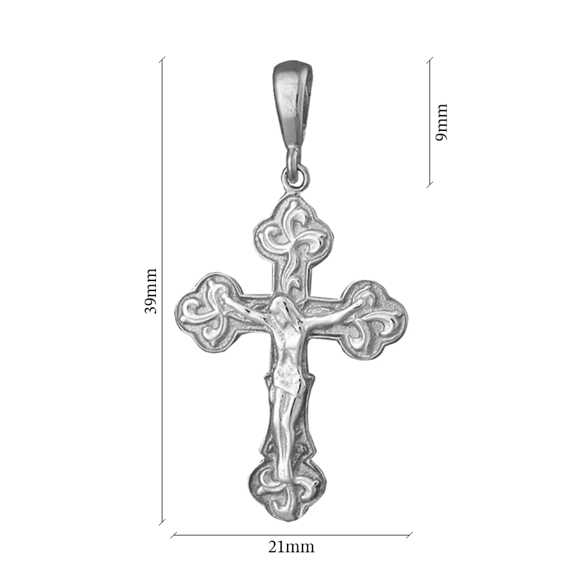 Хрестик зі срібла - 1349867 – зображення 2