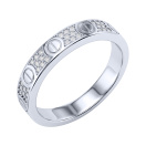 Кольцо из серебра с фианитами - 2289451