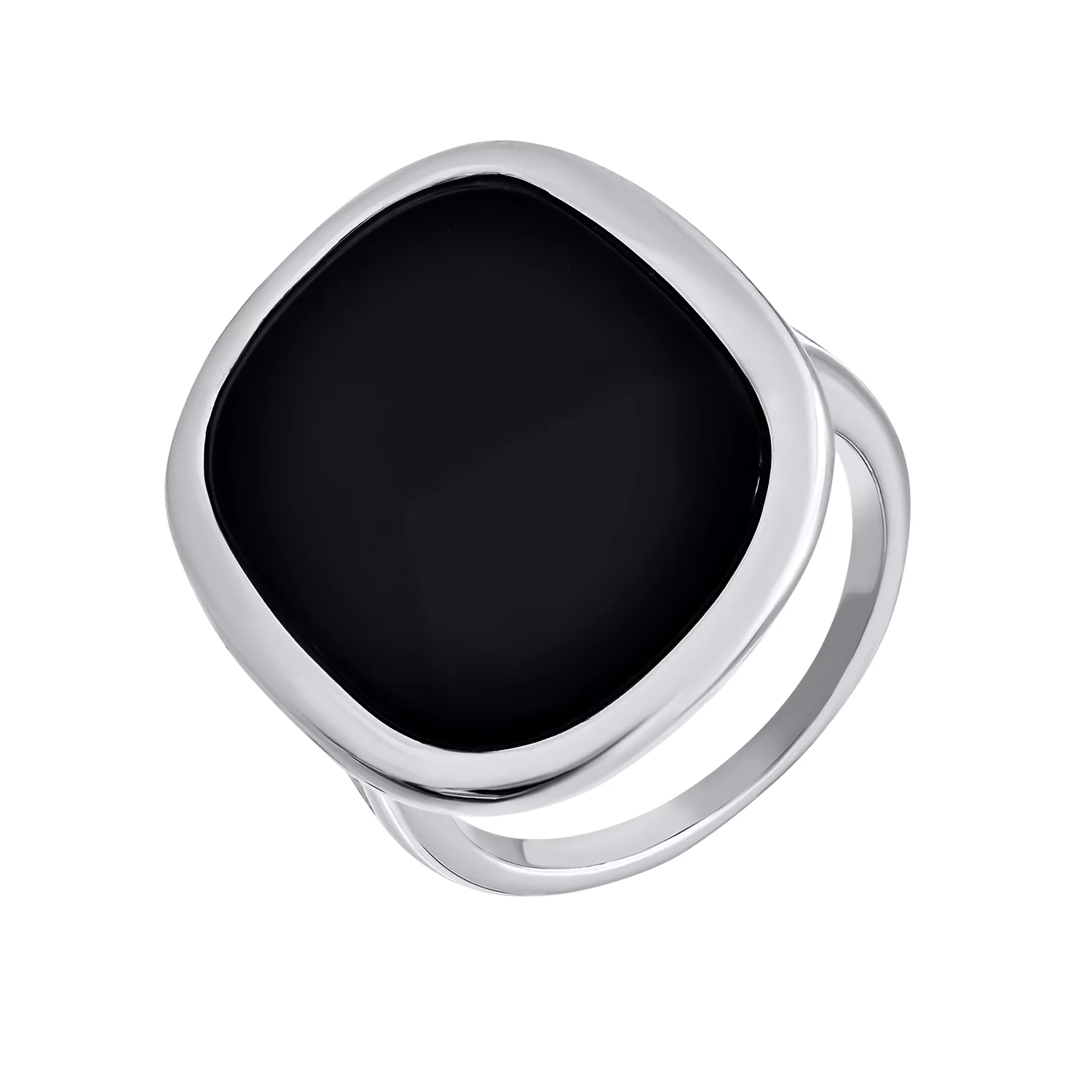 Кольцо серебряное с ониксом. Артикул 7501/2129240: цена, отзывы, фото – купить в интернет-магазине AURUM
