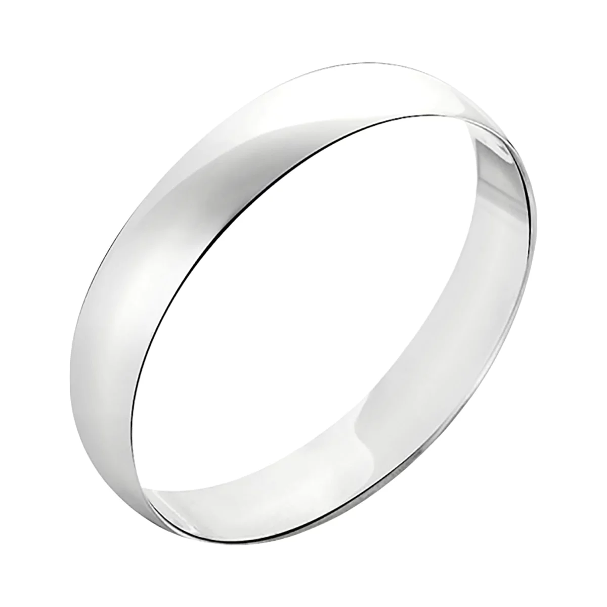 Обручальное кольцо из белого золота Классическое. Артикул 239096б: цена, отзывы, фото – купить в интернет-магазине AURUM