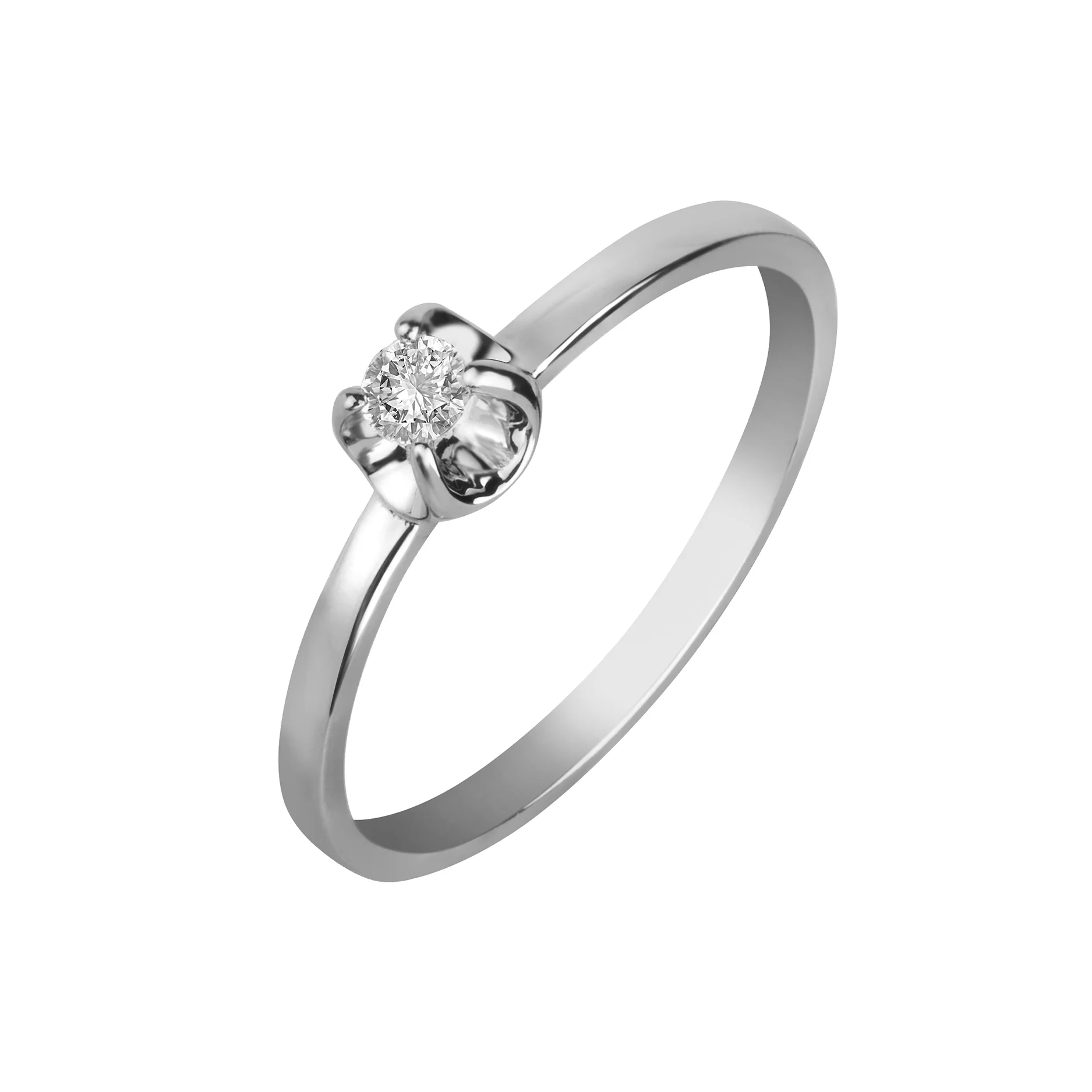 Золотое кольцо с бриллиантом. Артикул 1187/1б: цена, отзывы, фото – купить в интернет-магазине AURUM