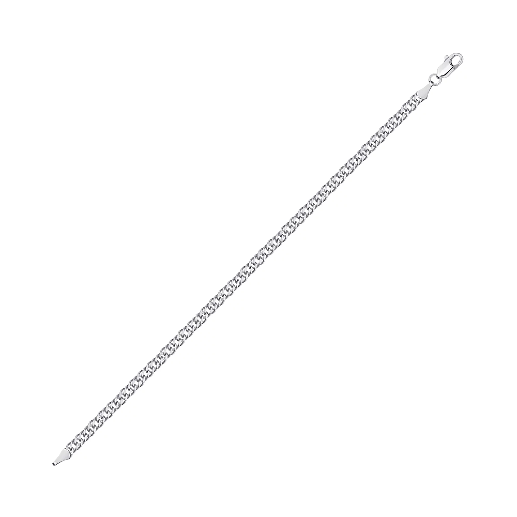 Браслет срібний з плетінням Рембо - 1276774 – зображення 1