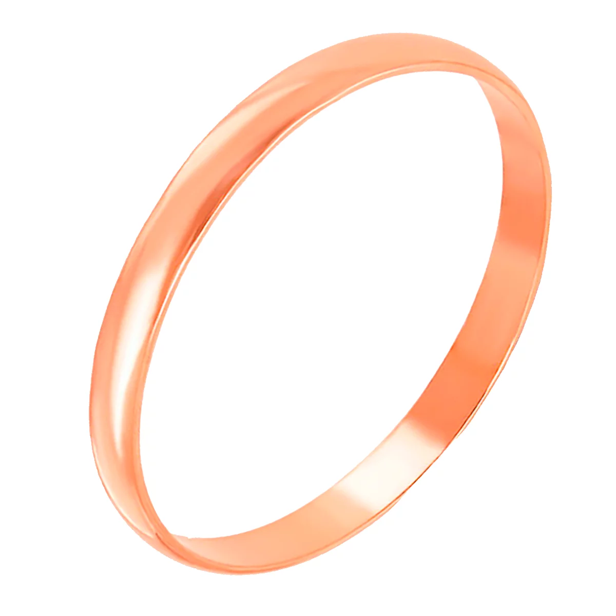Обручальное кольцо Классическое из красного золота. Артикул 239227: цена, отзывы, фото – купить в интернет-магазине AURUM