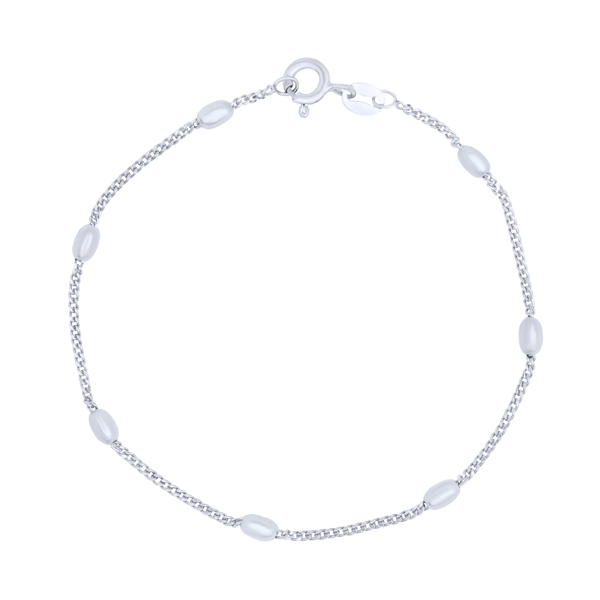 Браслет из серебра плетение панцирное - 1714879 – изображение 1