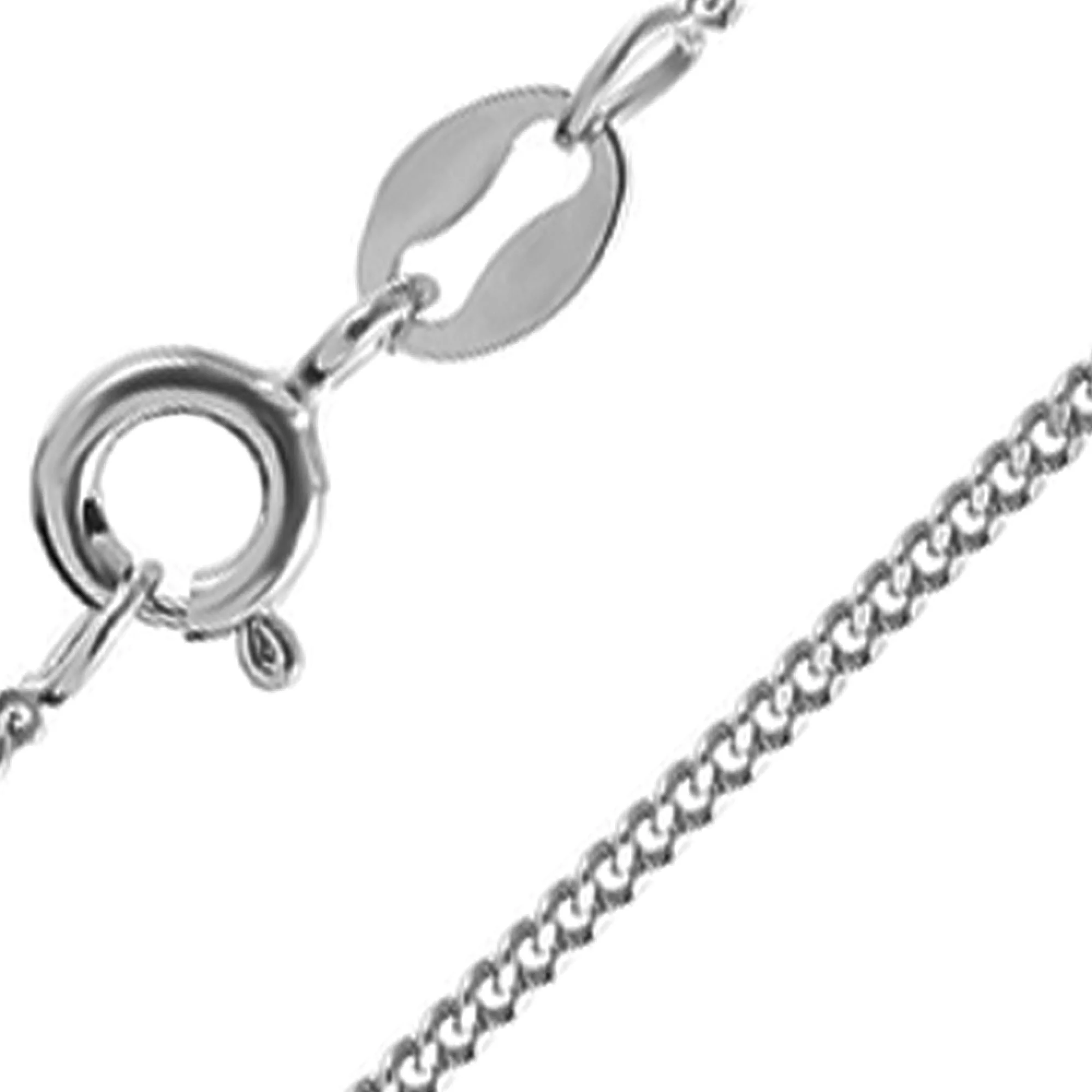 Серебряная цепочка с плетением панцирь - 1442509 – изображение 1