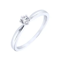 Cеребряное кольцо с фианитом - 2186964