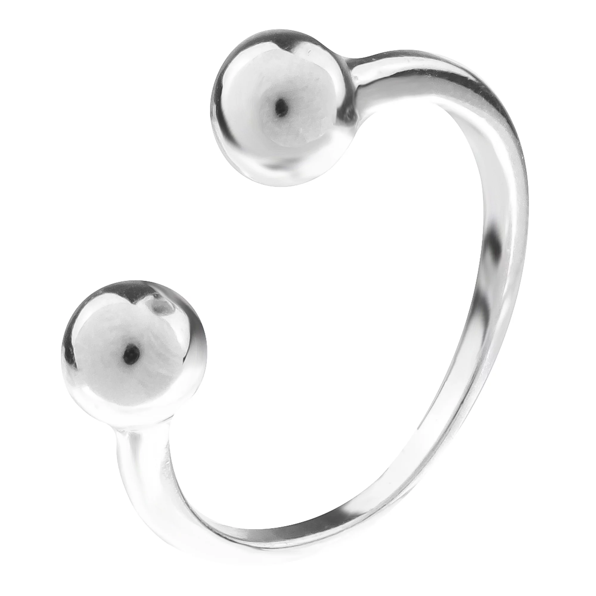 Серебряное кольцо на фалангу - 838425 – изображение 1