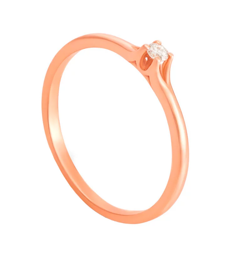 Золотое кольцо с бриллиантом. Артикул 53016/2,5: цена, отзывы, фото – купить в интернет-магазине AURUM