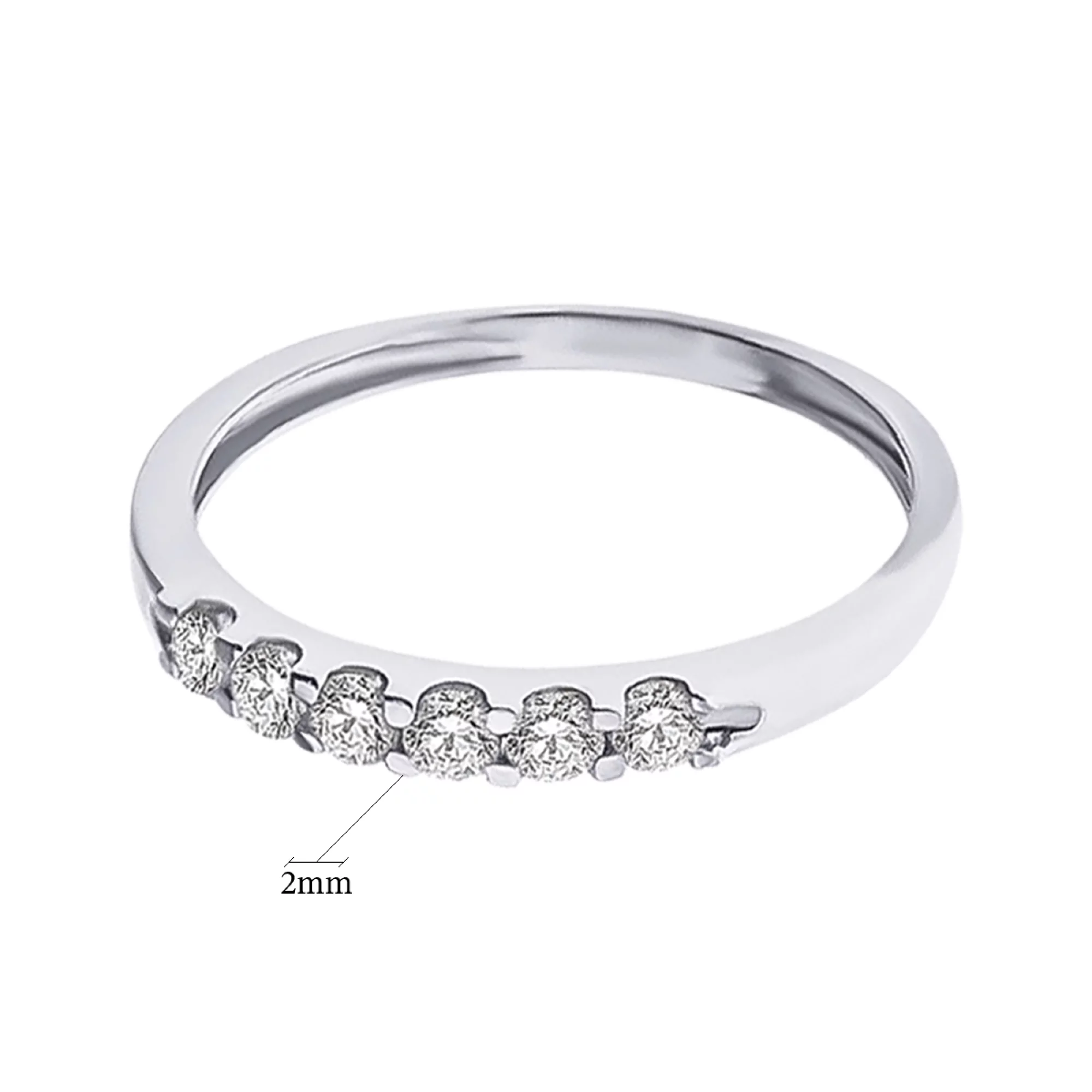 Золотое кольцо с бриллиантами - 512482 – изображение 2