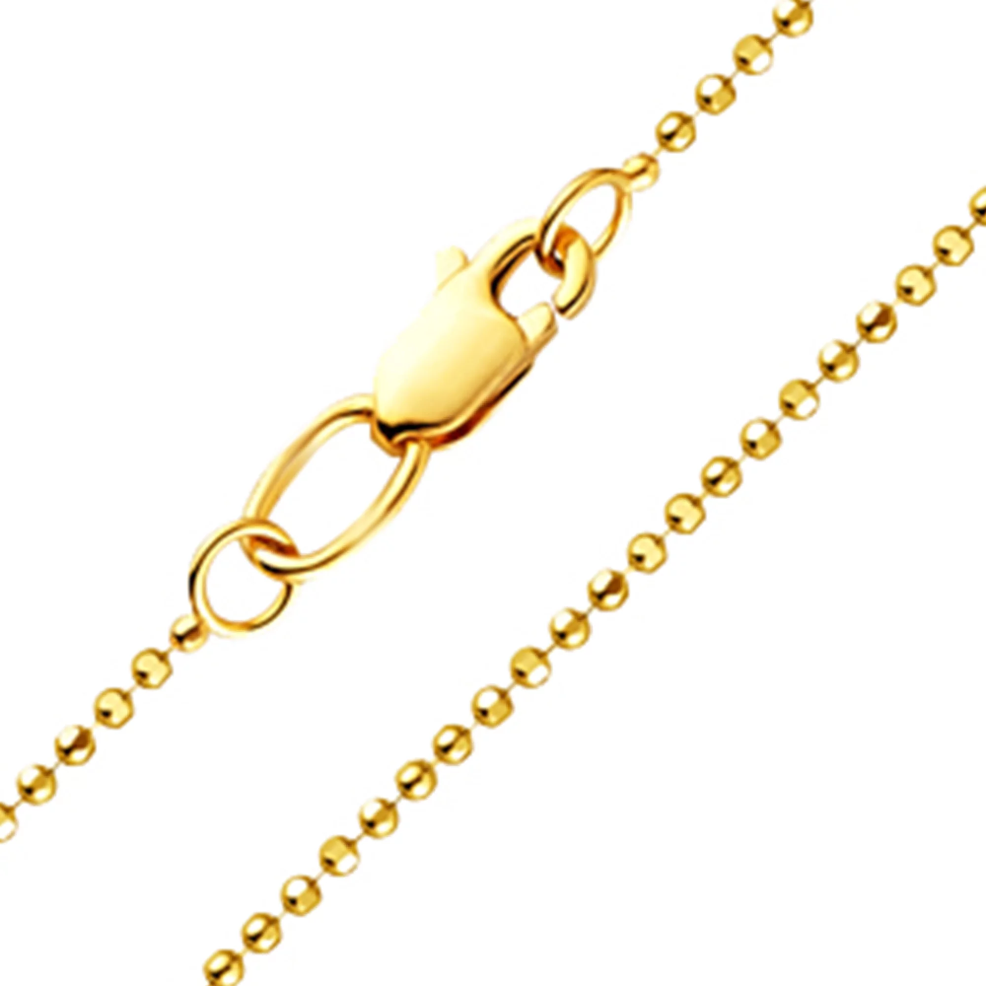 Ланцюг з лимонного золота плетіння гольф - 964358 – зображення 1
