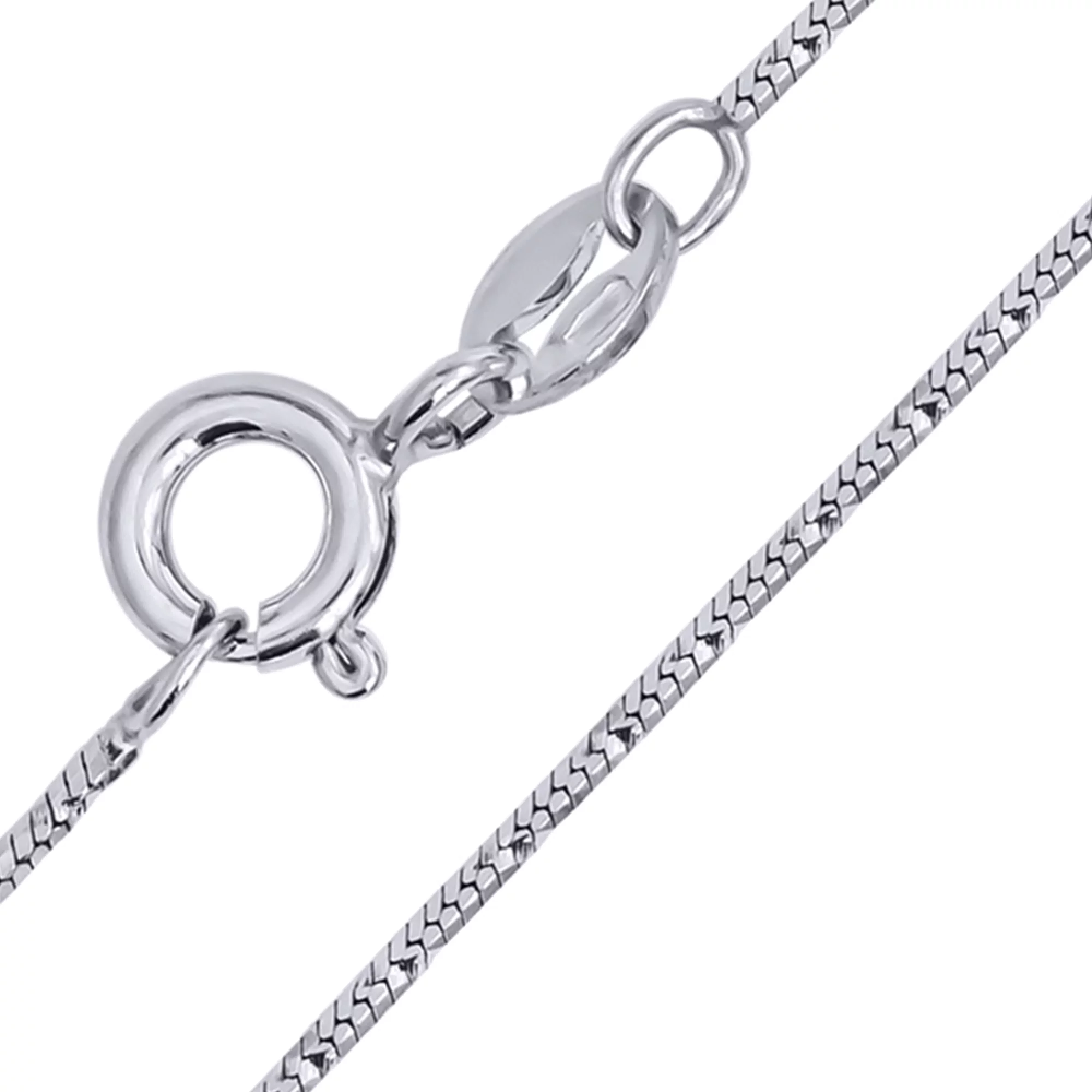 Серебряная цепочка плетением Снейк - 637364 – изображение 1