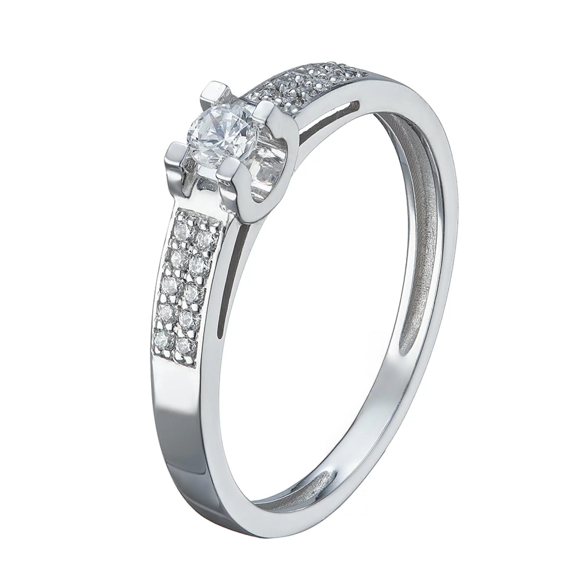 Золотое кольцо с бриллиантами - 1390950 – изображение 1