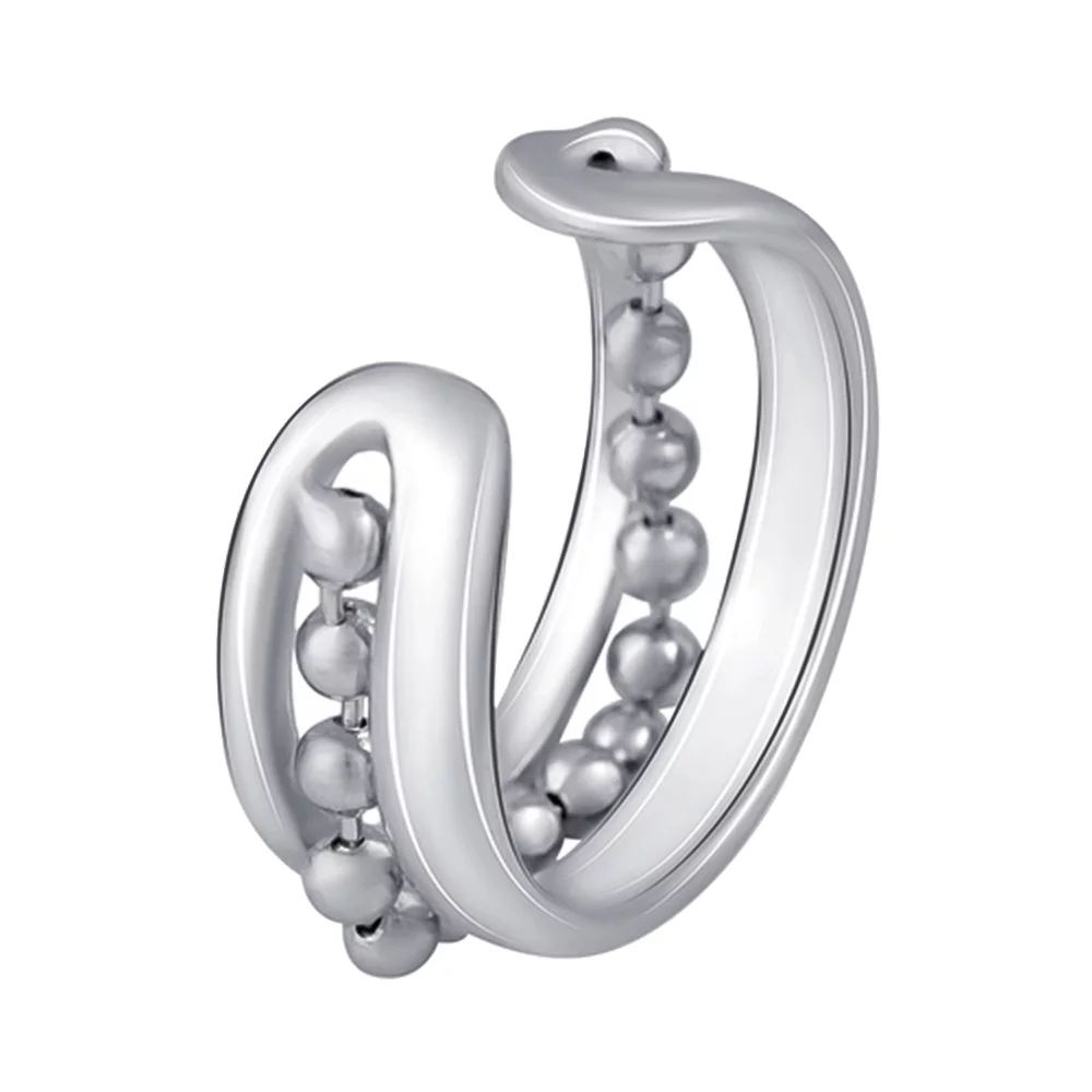 Кольцо из серебра с шариками. Артикул 7501/2130079: цена, отзывы, фото – купить в интернет-магазине AURUM