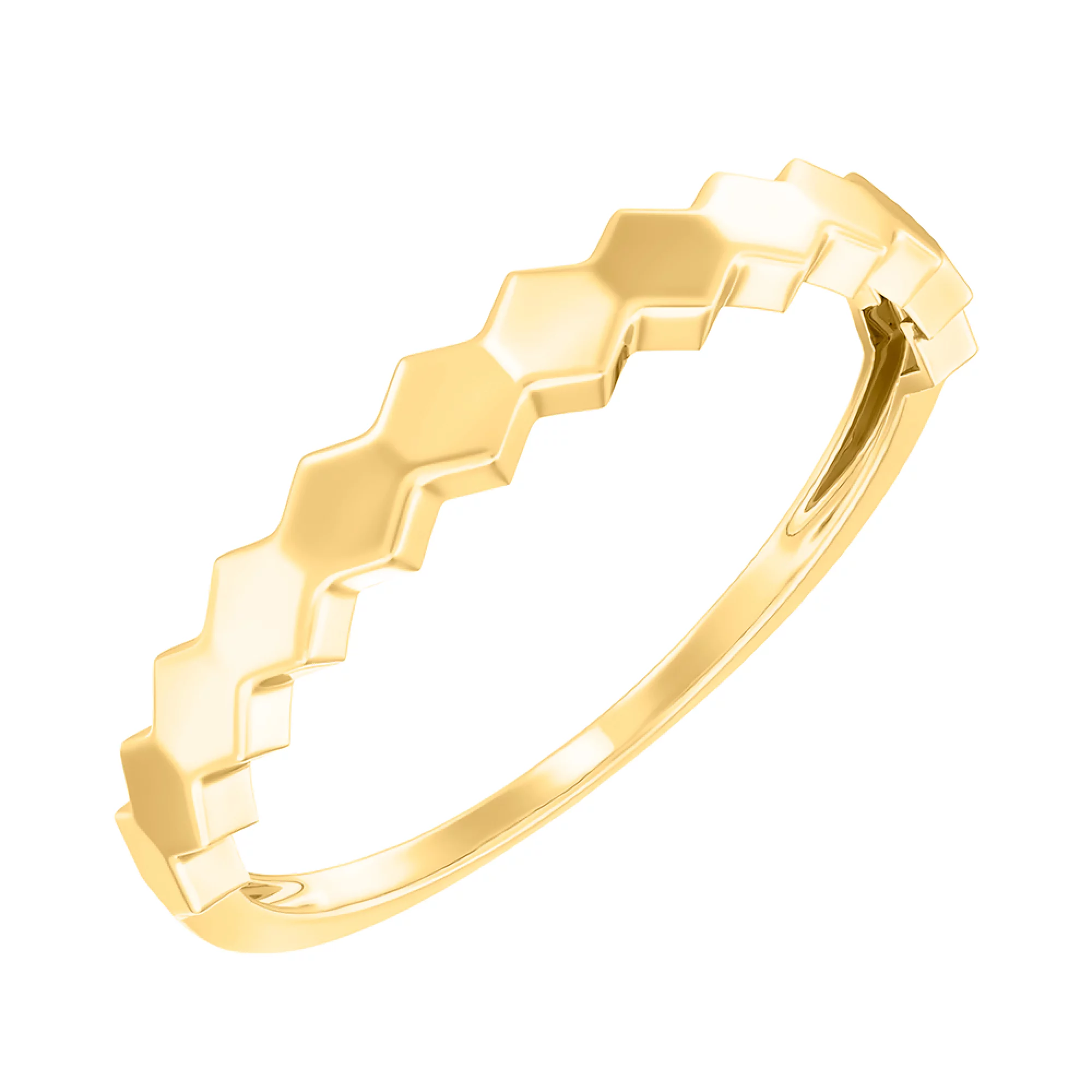 Кольцо из лимонного золота - 1260310 – изображение 1