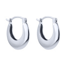 Серьги из серебра в стиле минимализм - 2170942