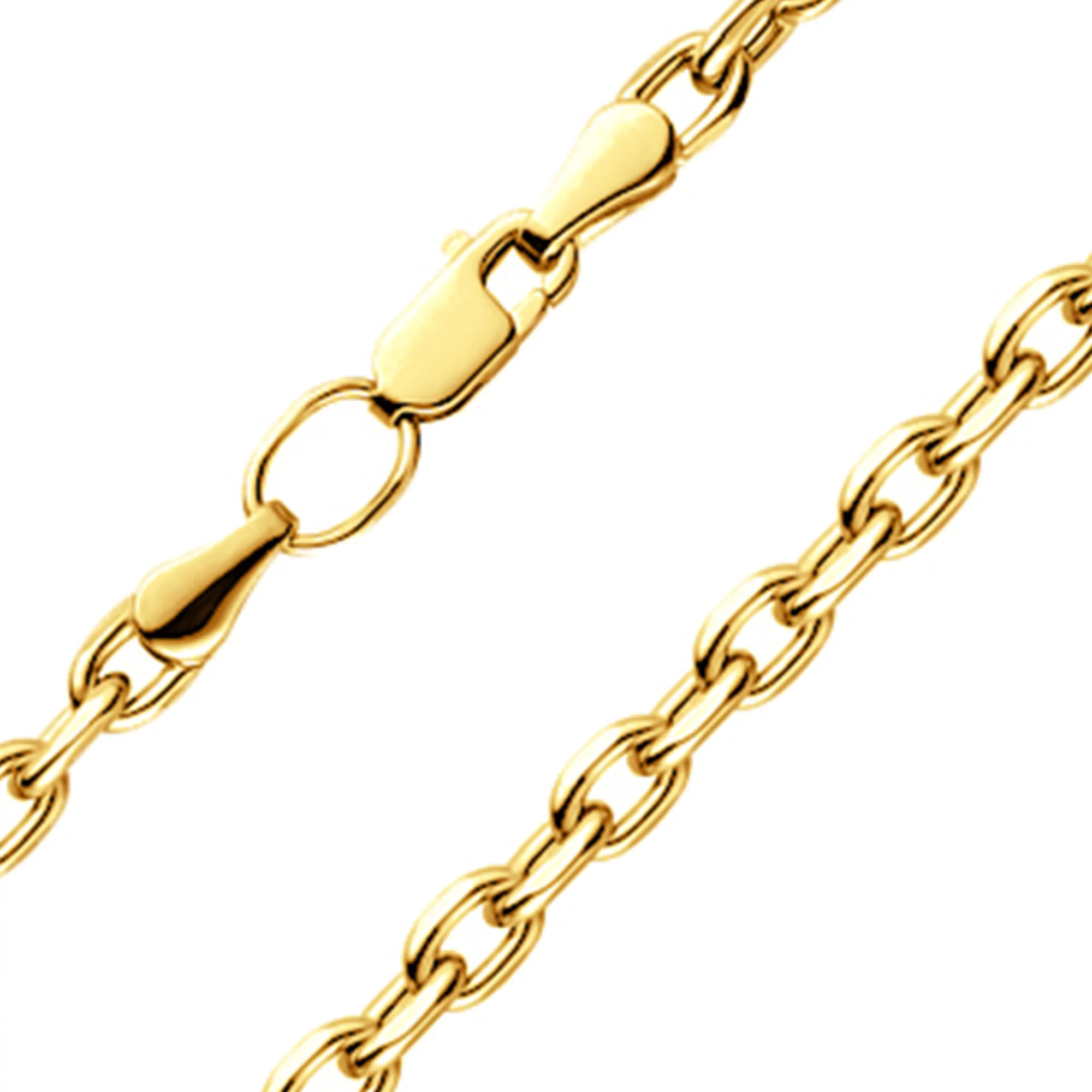 Цепочка из лимонного золота плетение якорное - 969647 – изображение 1