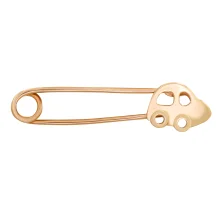 Булавка из красного золота "Машинка" - 887720