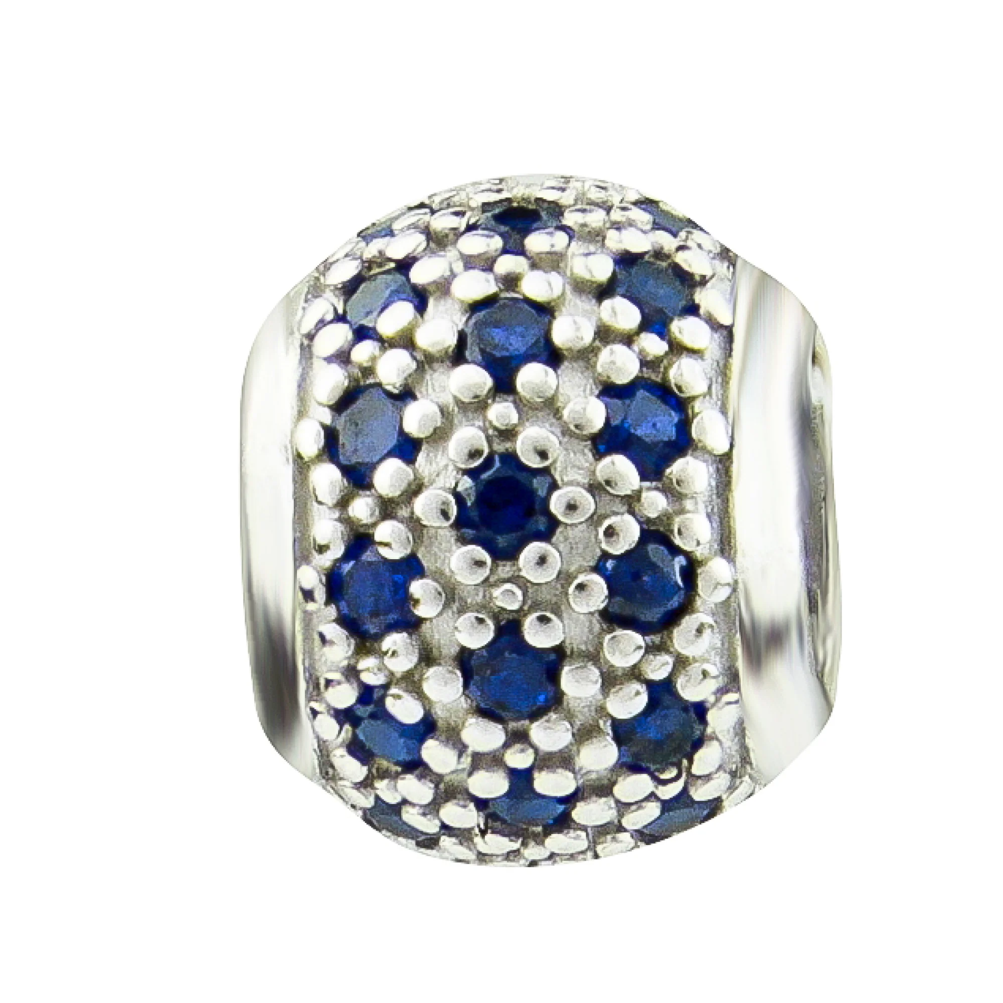 Серебряный шарм с фианитами - 457847 - 1