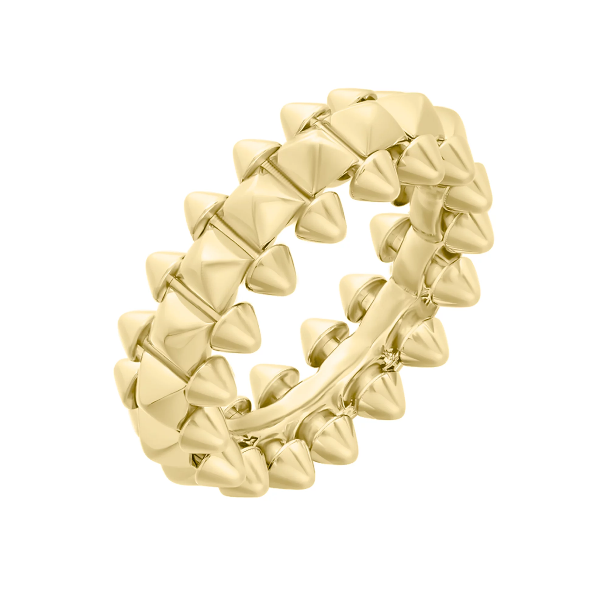Кольцо "Clash" из лимонного золота - 1567395 – изображение 1