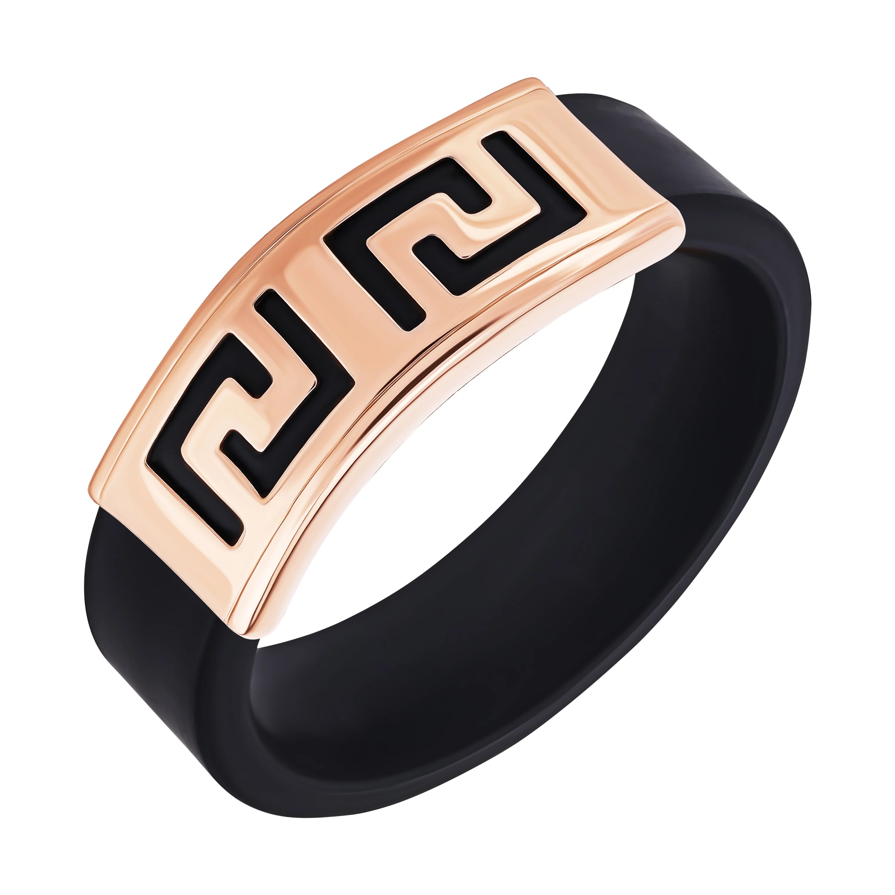 Мужские каучуковые кольца с золотом