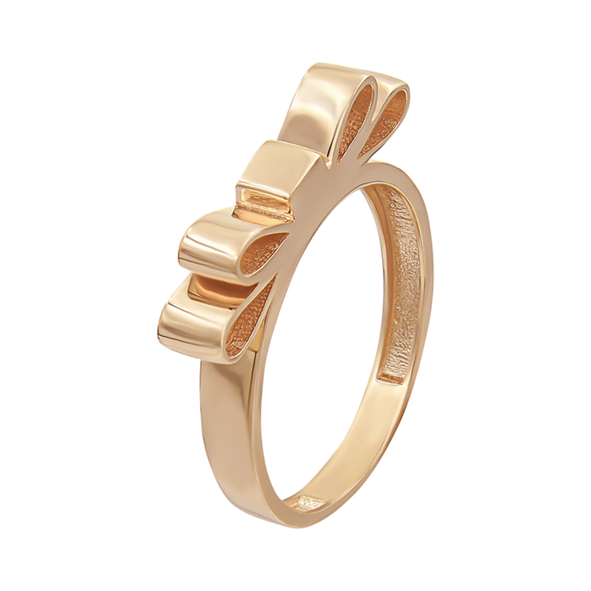 Золотое кольцо с Бантом - 807047 – изображение 1
