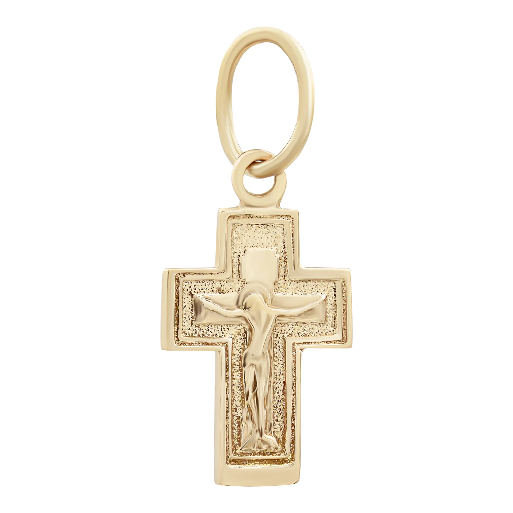 Крестик из красного золота - 883289 – изображение 1