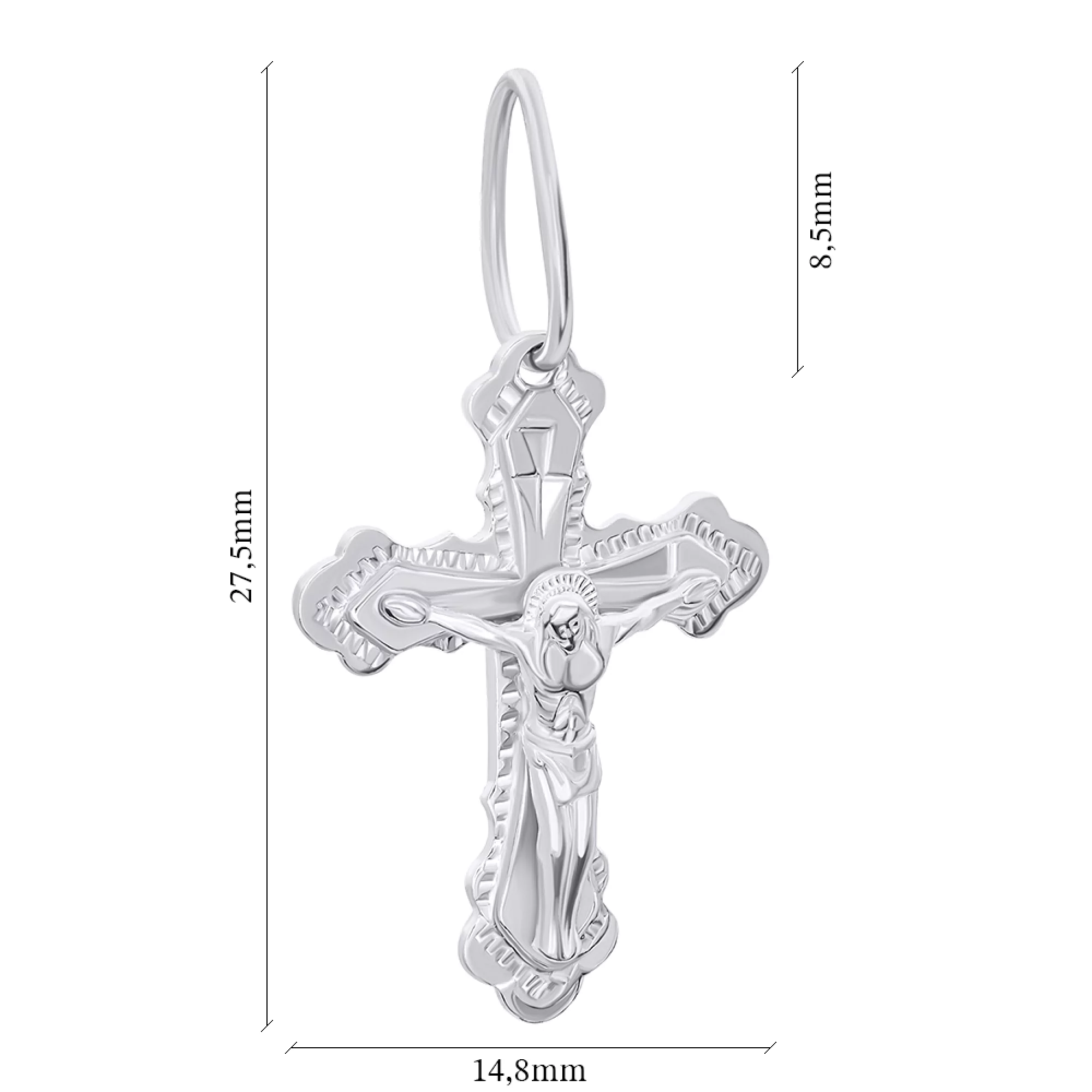 Хрестик зі срібла - 1487299 – зображення 3