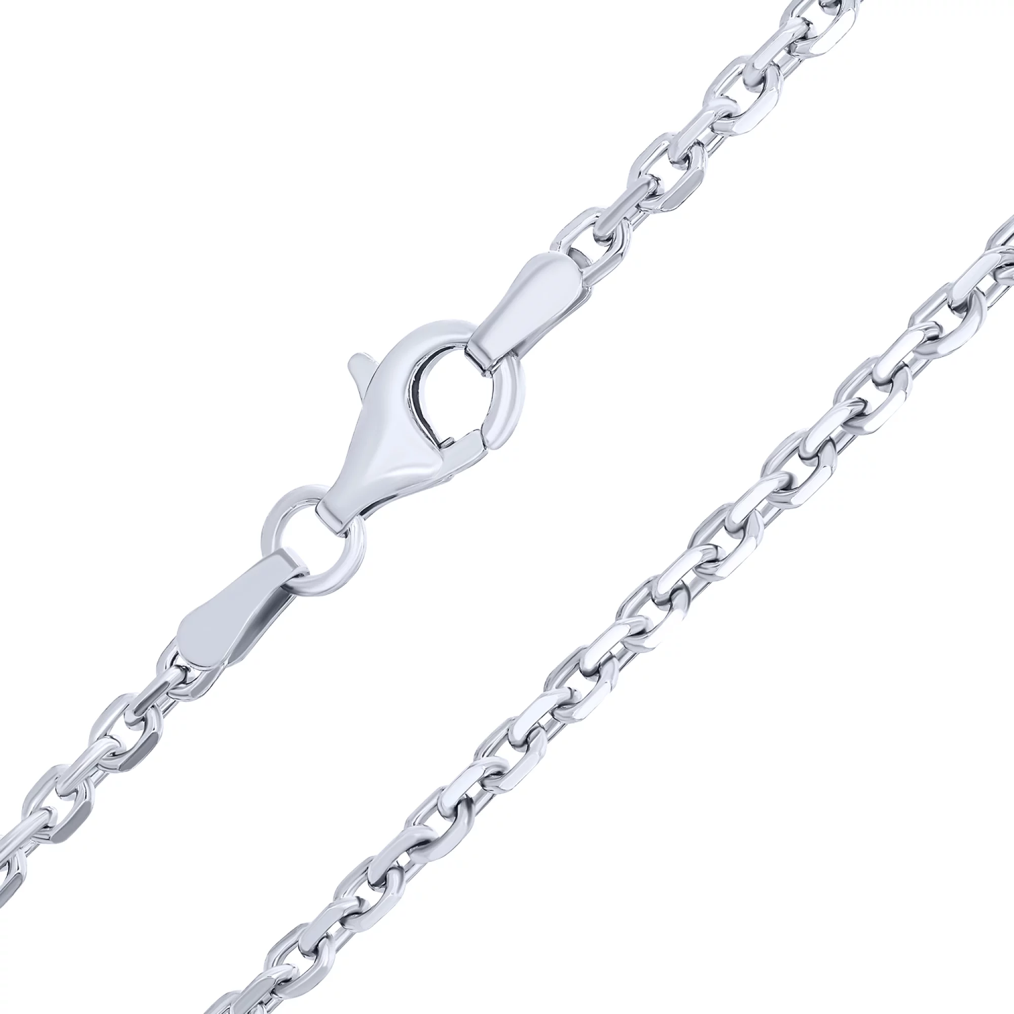 Серебряная цепочка плетение якорь - 1606547 – изображение 1