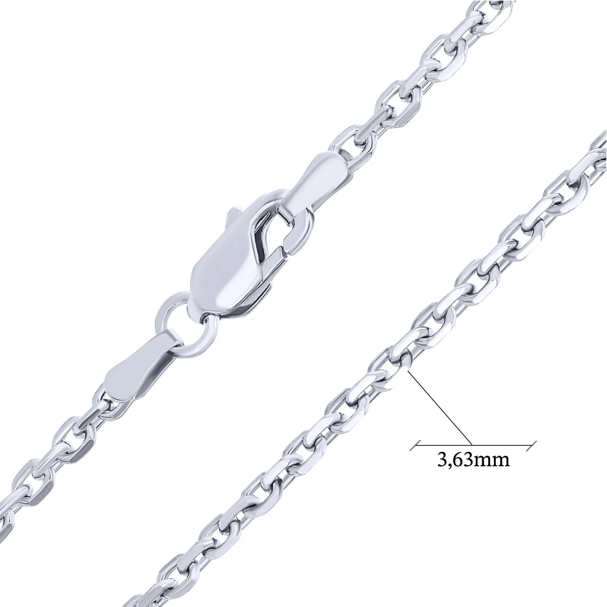 Серебряная цепочка якорное плетение - 1609493 – изображение 2